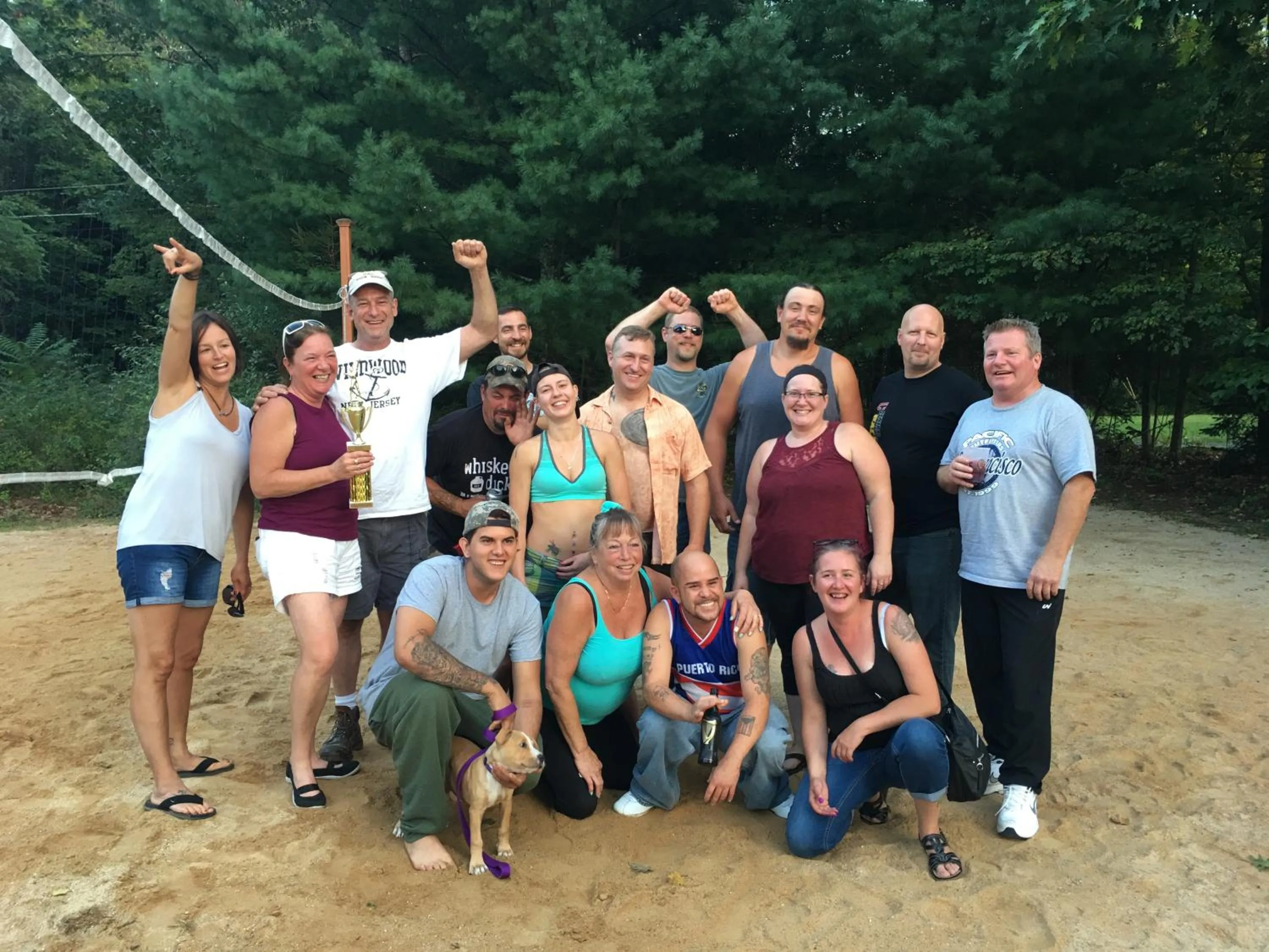 People in Echo Valley Cottages