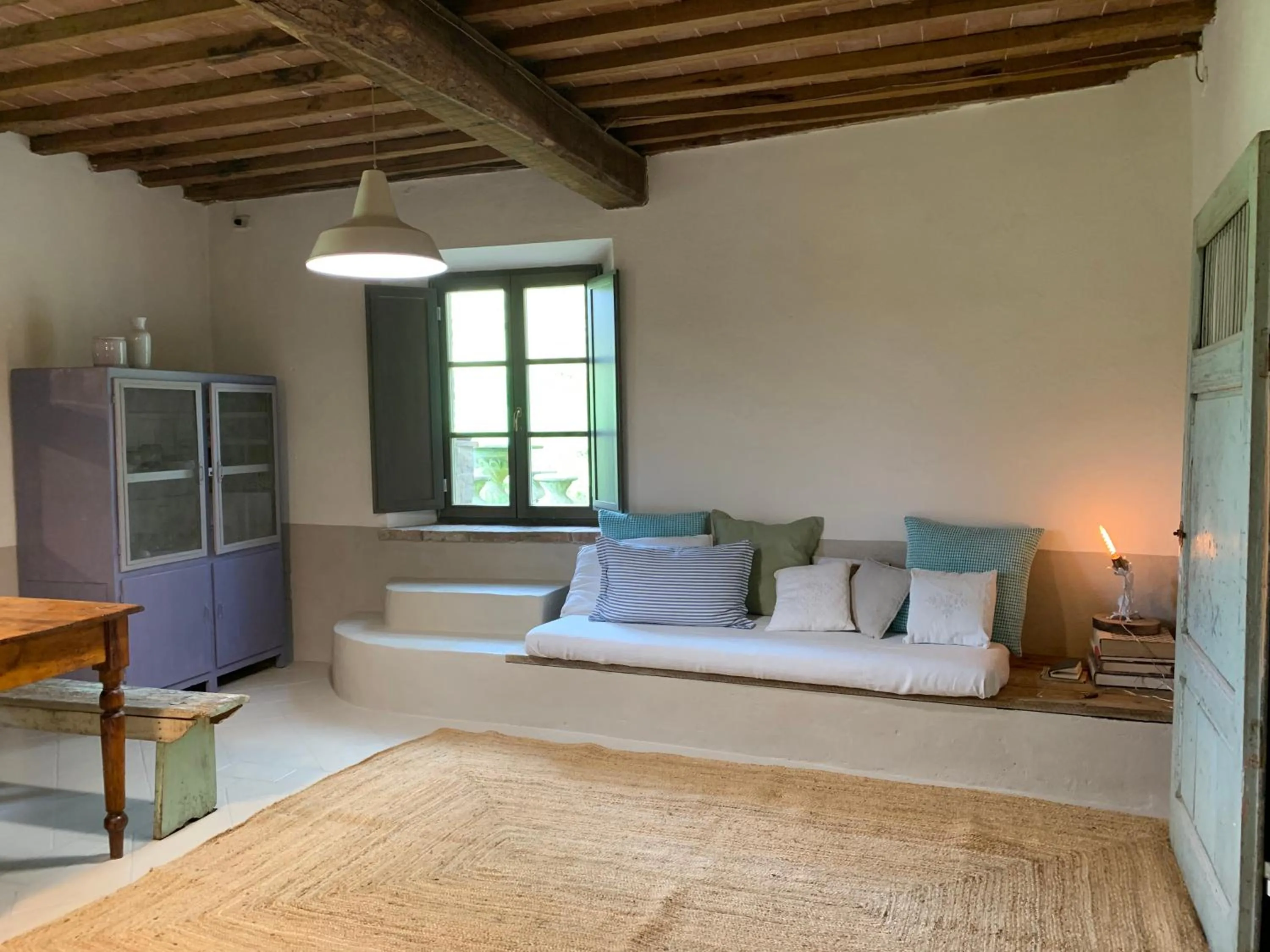 Living room, Bed in Capannacce Organic and Horse Farm