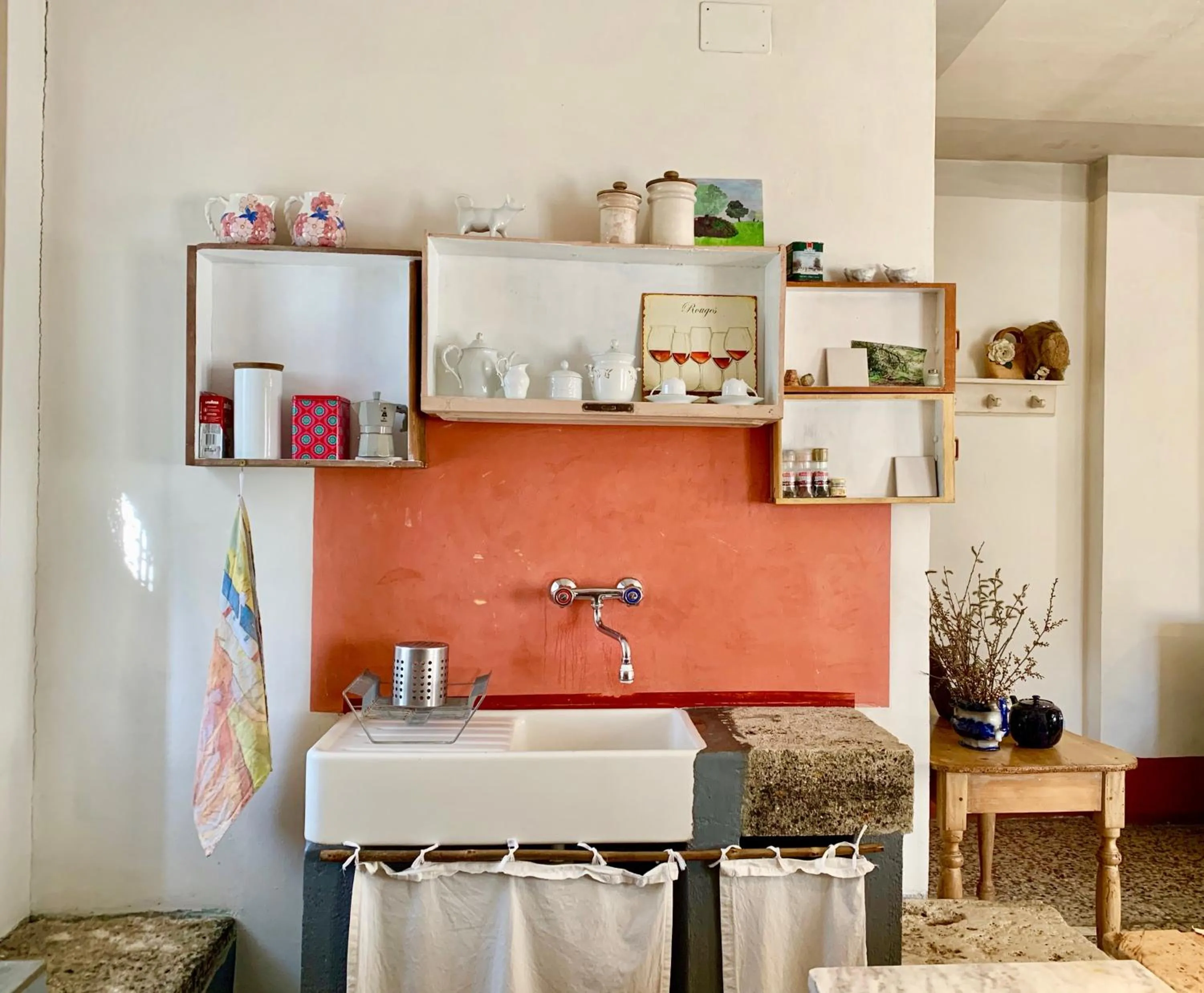 Kitchen or kitchenette in Capannacce Organic and Horse Farm
