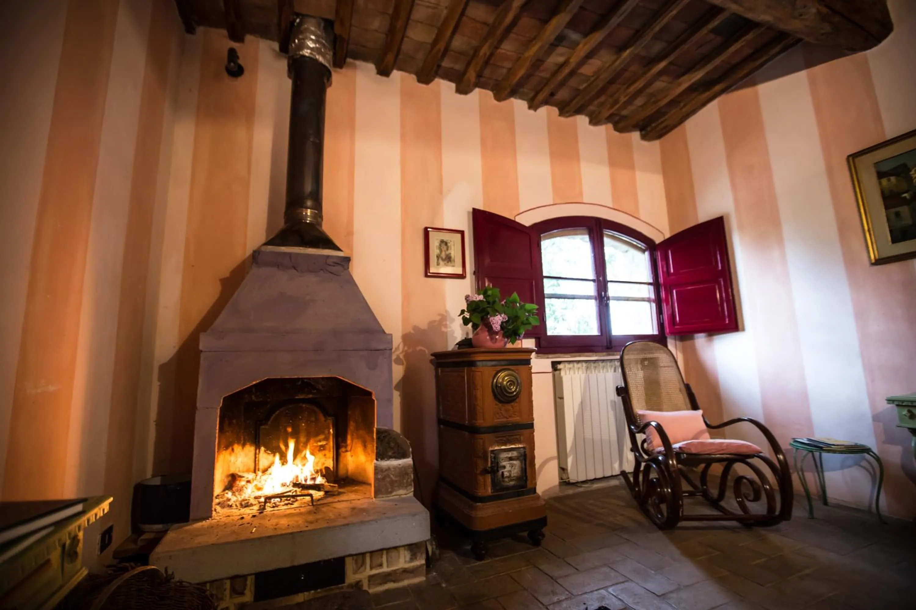 Living room in Capannacce Organic and Horse Farm
