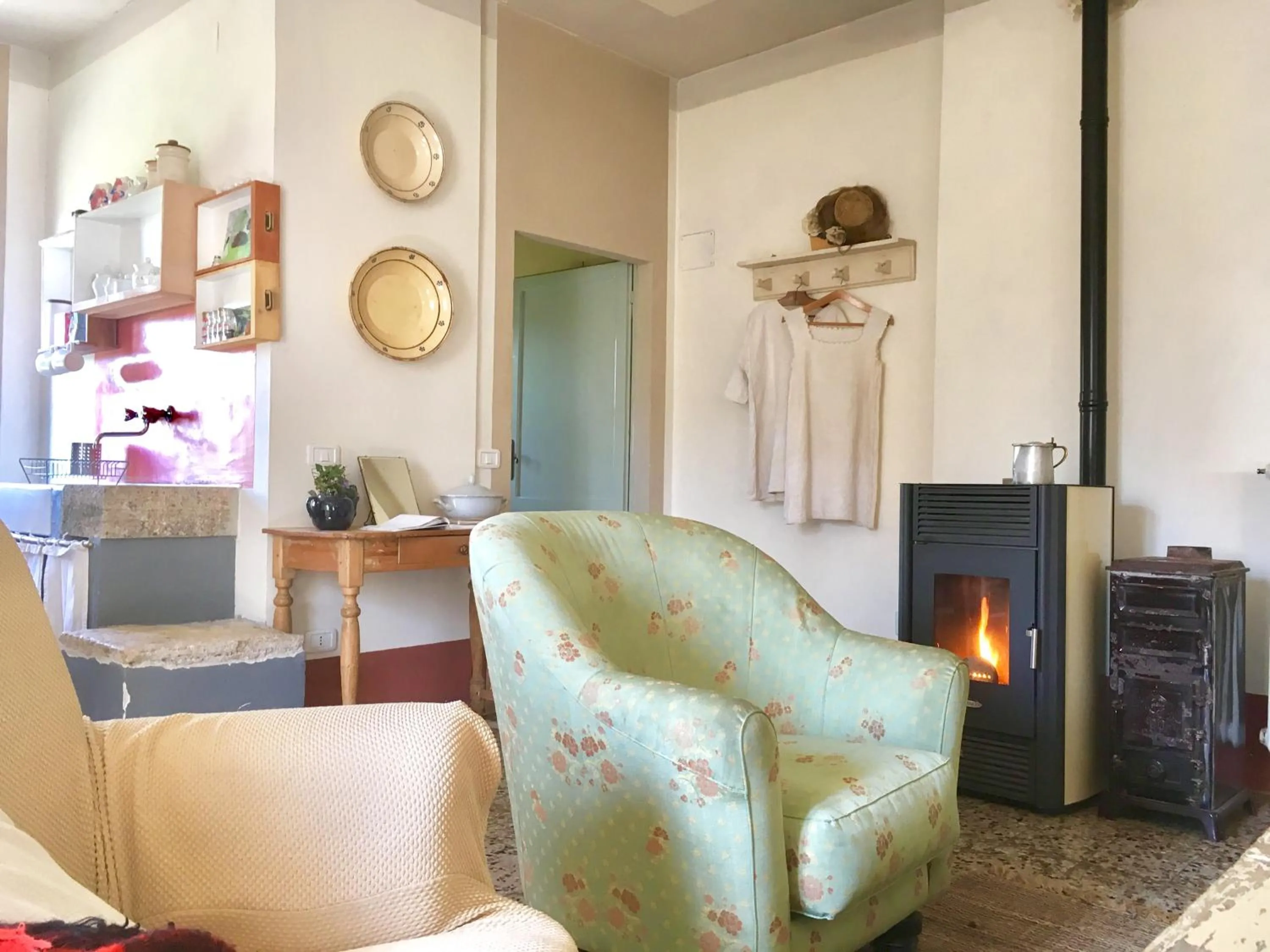 Living room in Capannacce Organic and Horse Farm
