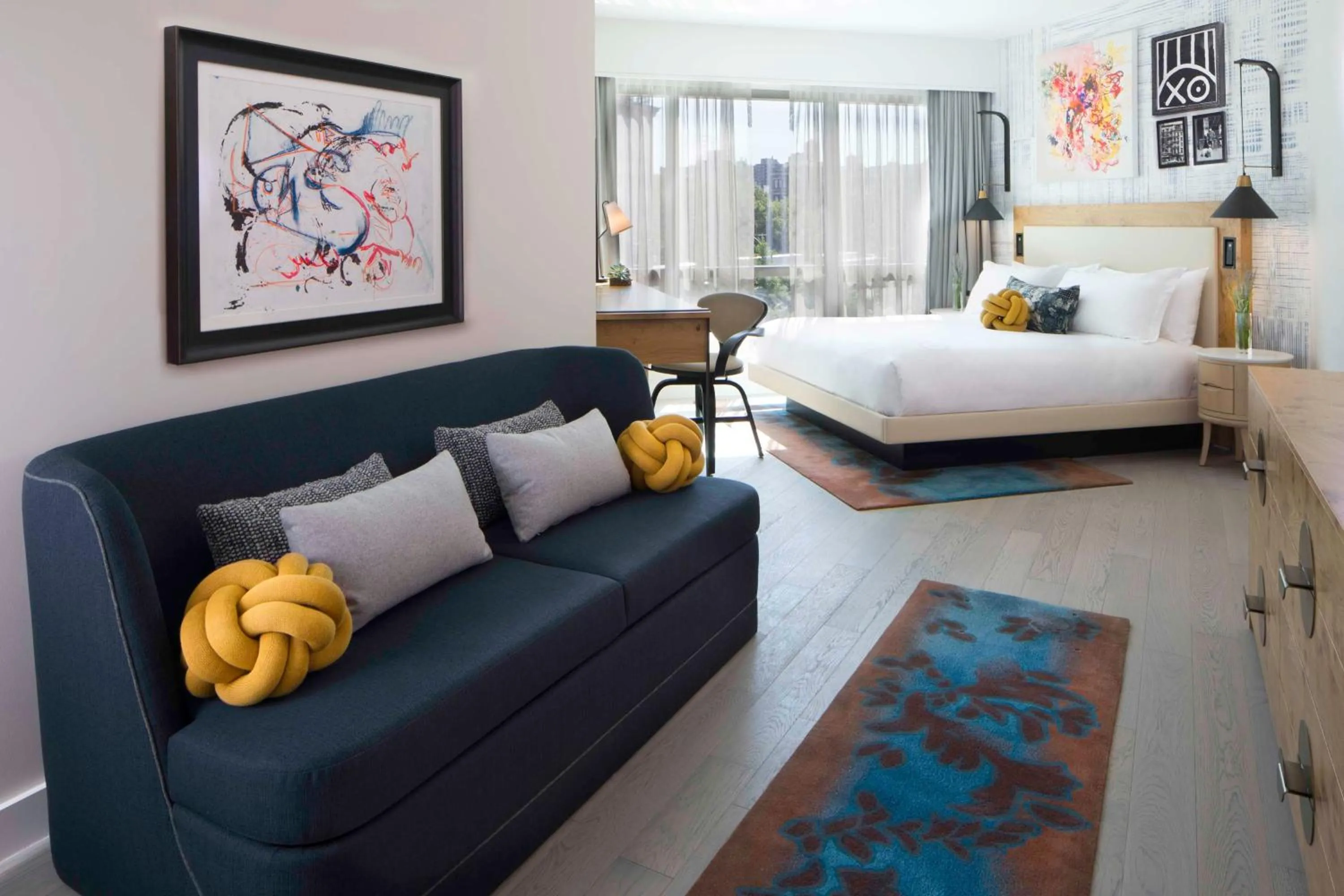 Bedroom, Bed in Hotel 50 Bowery, part of JdV by Hyatt