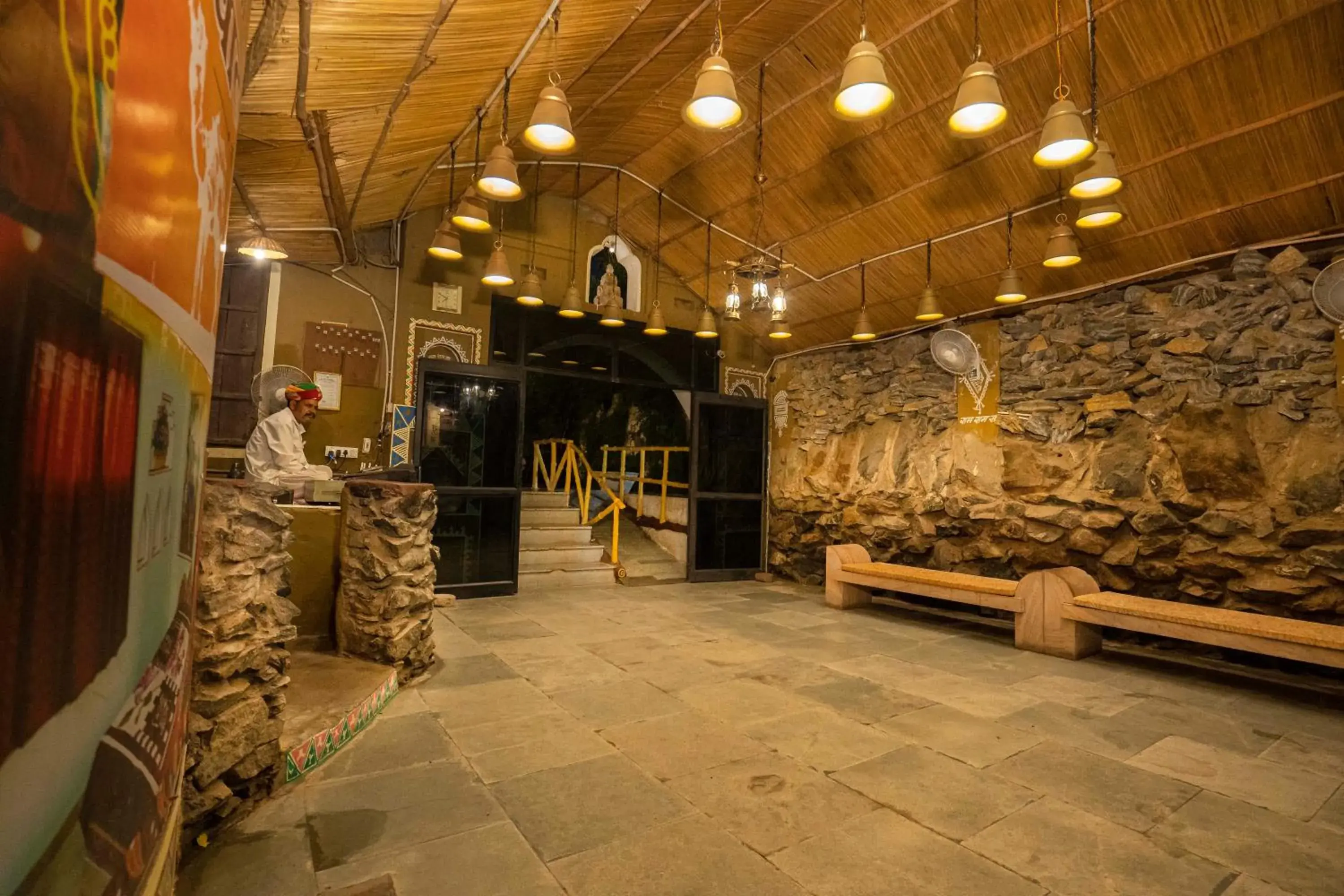 Lobby or reception in Swad Ri Dhani, Ajmer Lobby or reception in Swad Ri Dhani, Ajmer