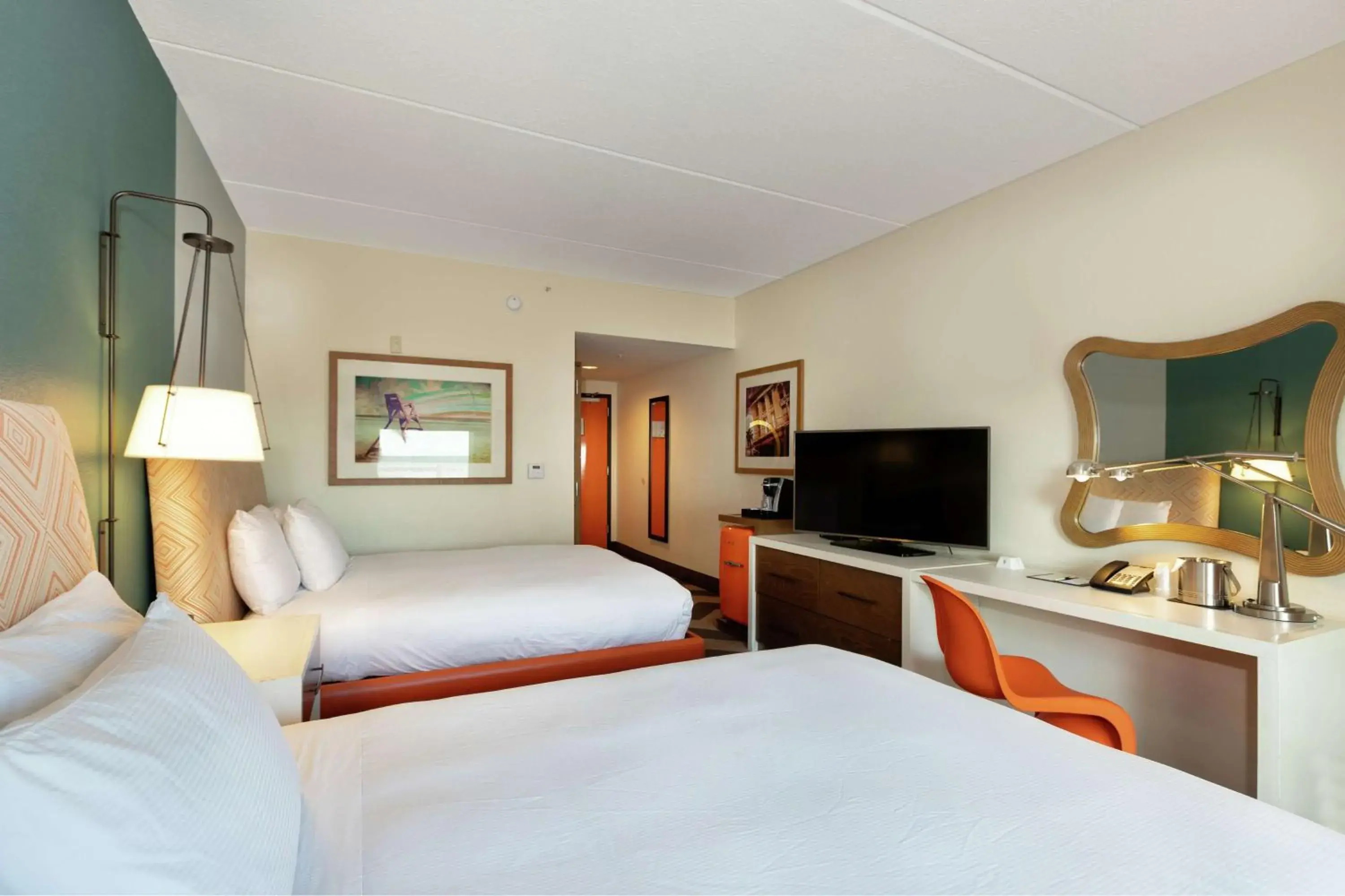 Bedroom, Bed in DoubleTree by Hilton Galveston Beach Bedroom, Bed in DoubleTree by Hilton Galveston Beach