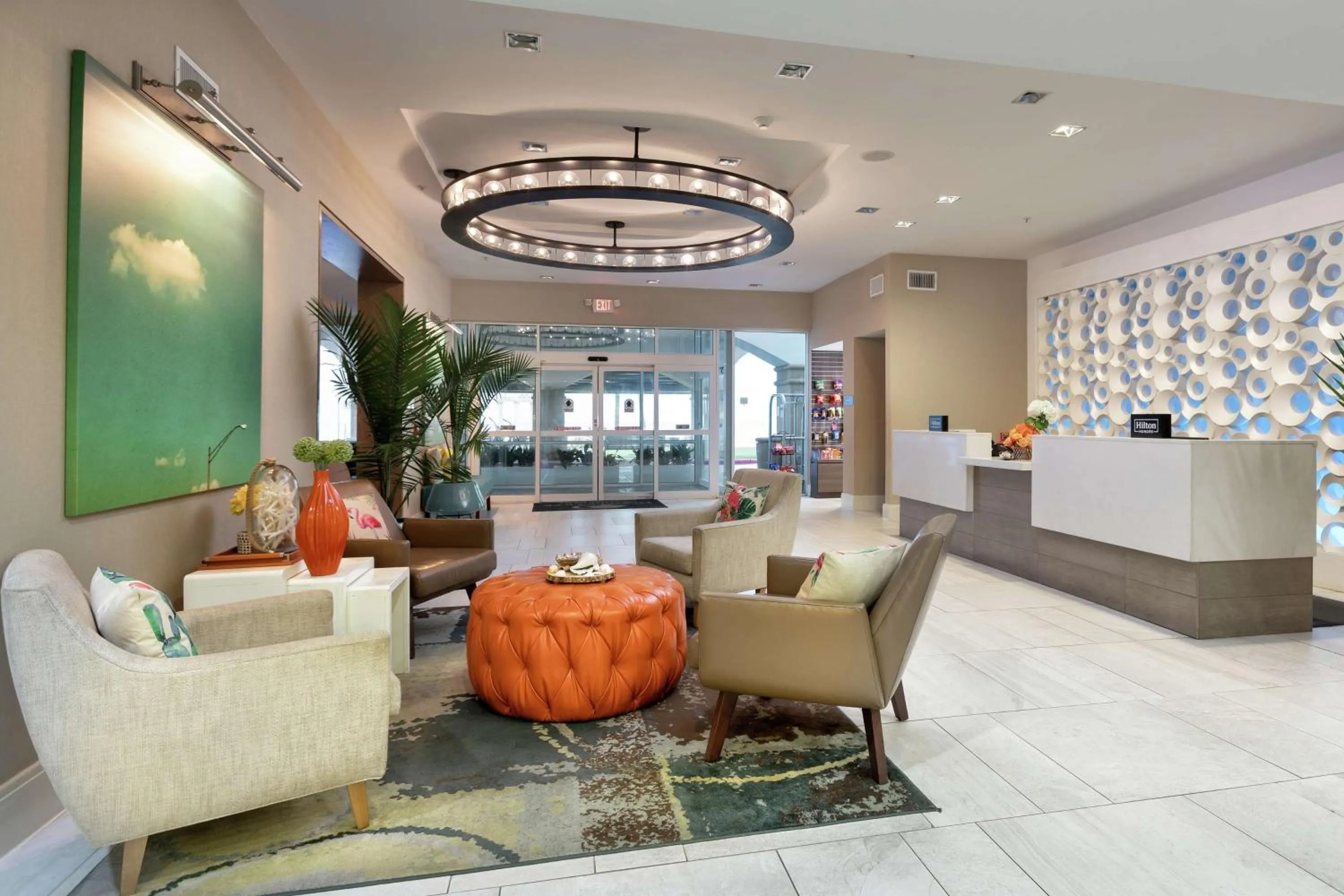 Lobby or reception in DoubleTree by Hilton Galveston Beach