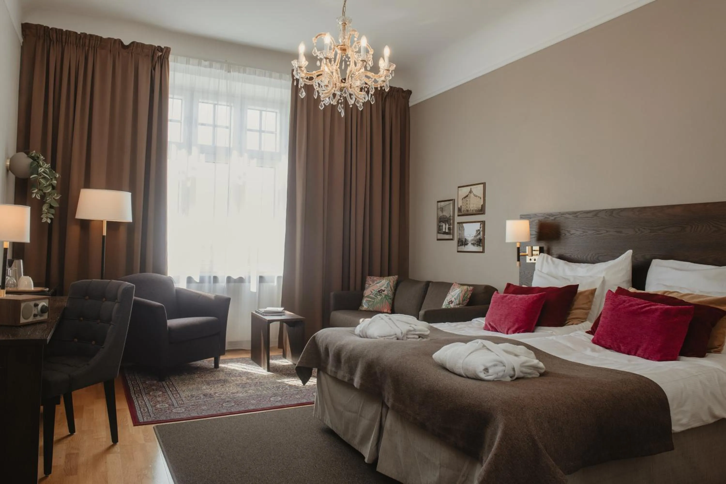 Bed in Home Hotel Drott