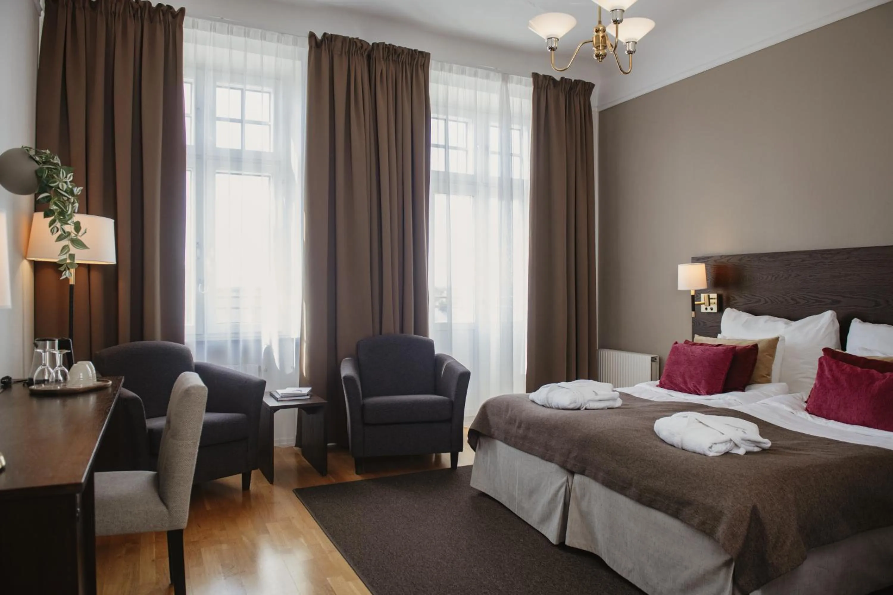 Bed in Home Hotel Drott