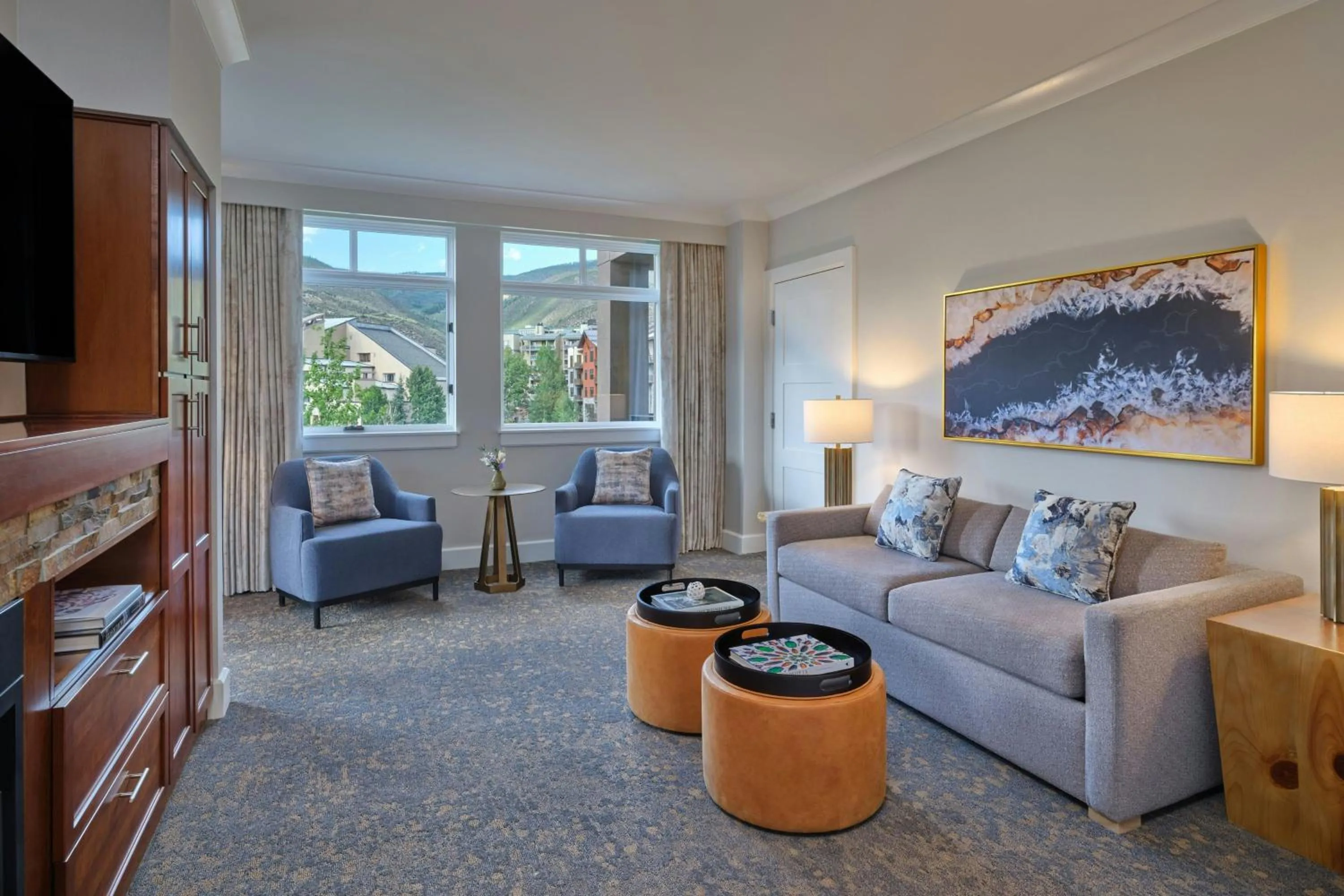 Living room in The Westin Riverfront Mountain Villas, Beaver Creek Mountain