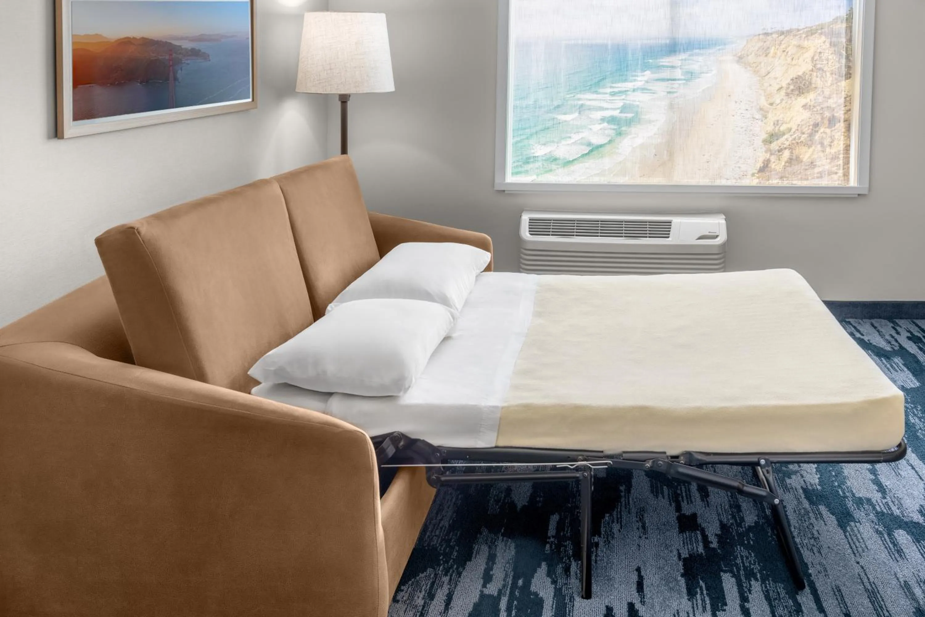 Bedroom, Bed in Fairfield by Marriott Inn & Suites San Francisco Pacifica