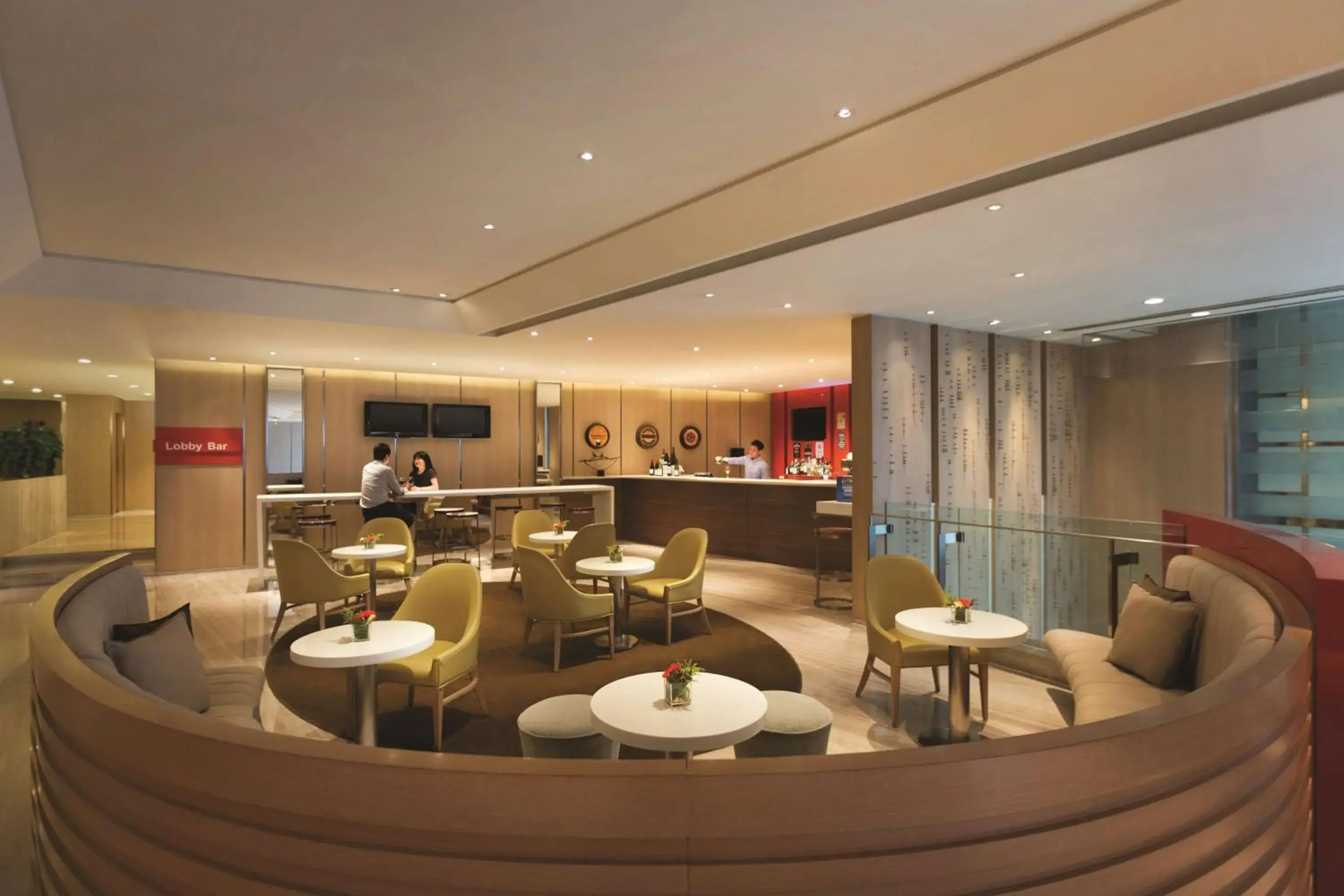 Lounge or bar in Jen Hong Kong by Shangri-La Lounge or bar in Jen Hong Kong by Shangri-La