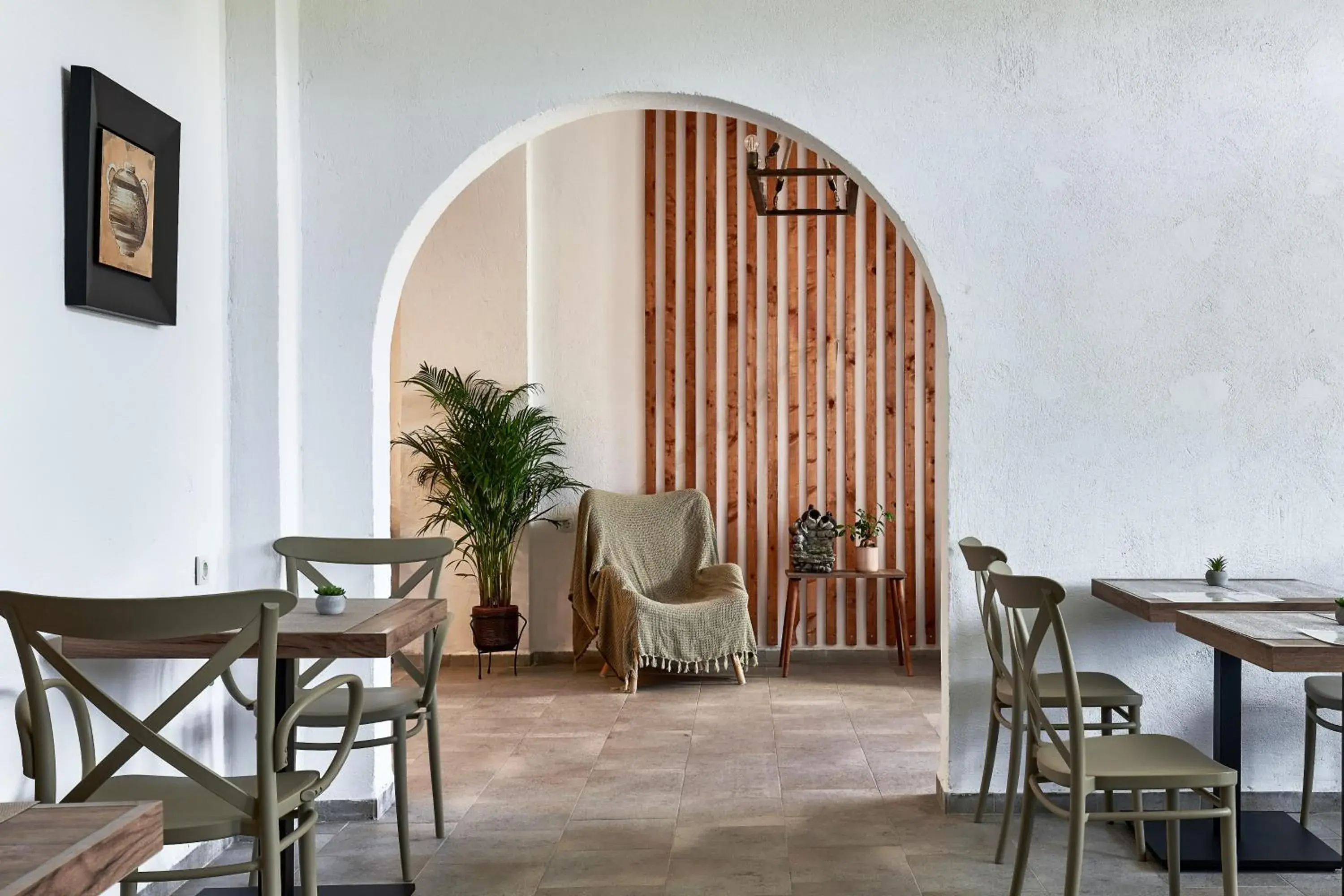 Lobby or reception in Charm Hotel, Hersonissos Lobby or reception in Charm Hotel, Hersonissos