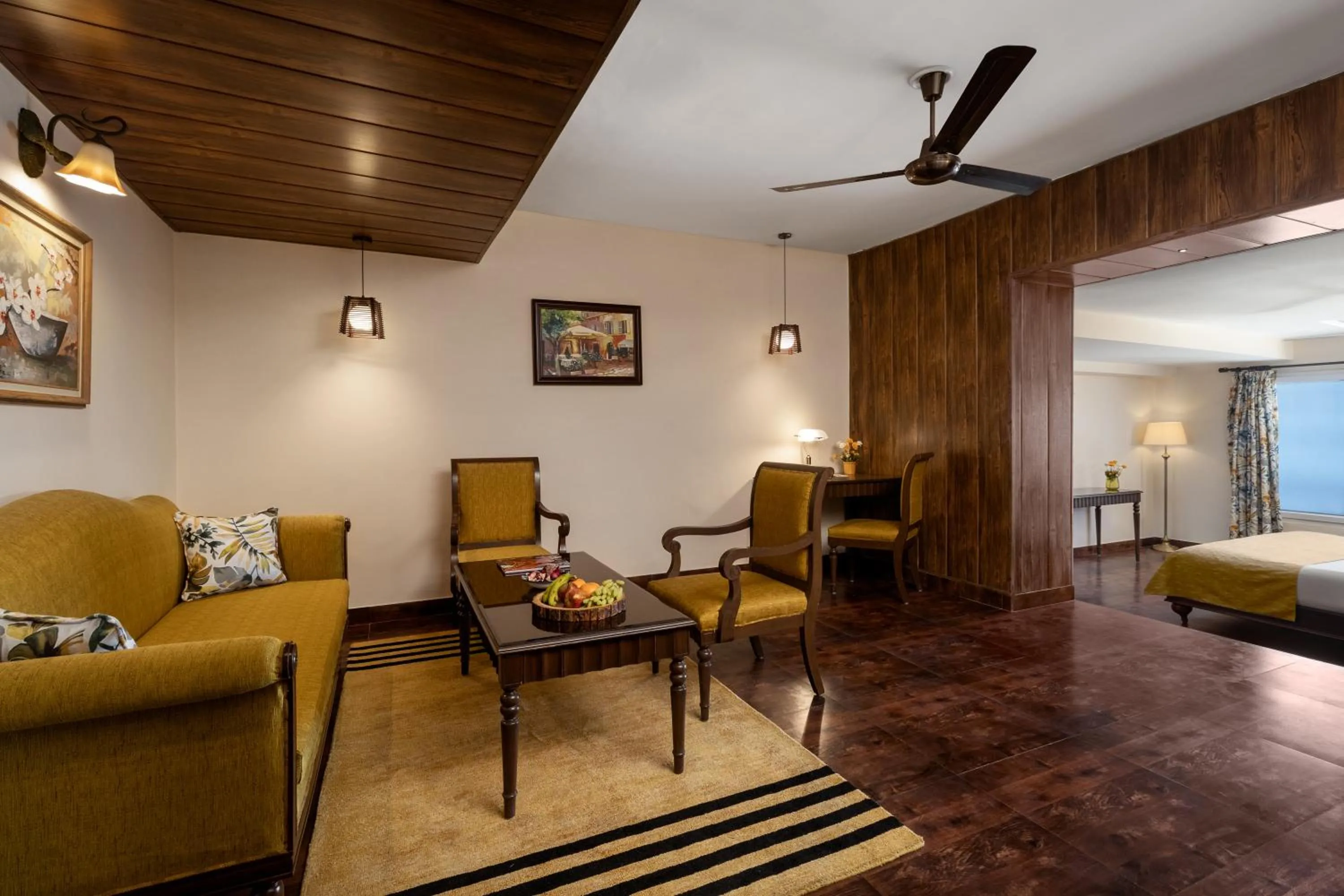 Living room in Tree of Life Highlands Mussoorie