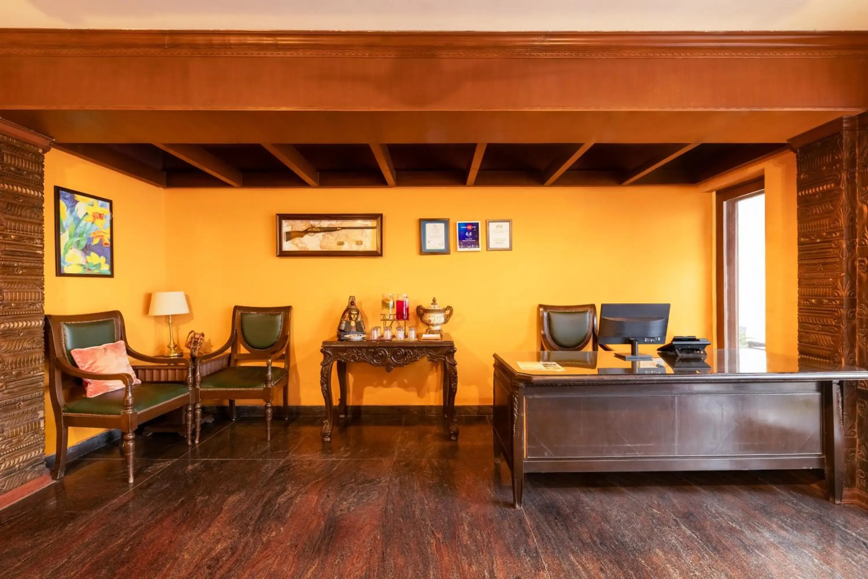 Lobby or reception in Tree of Life Highlands Mussoorie Lobby or reception in Tree of Life Highlands Mussoorie