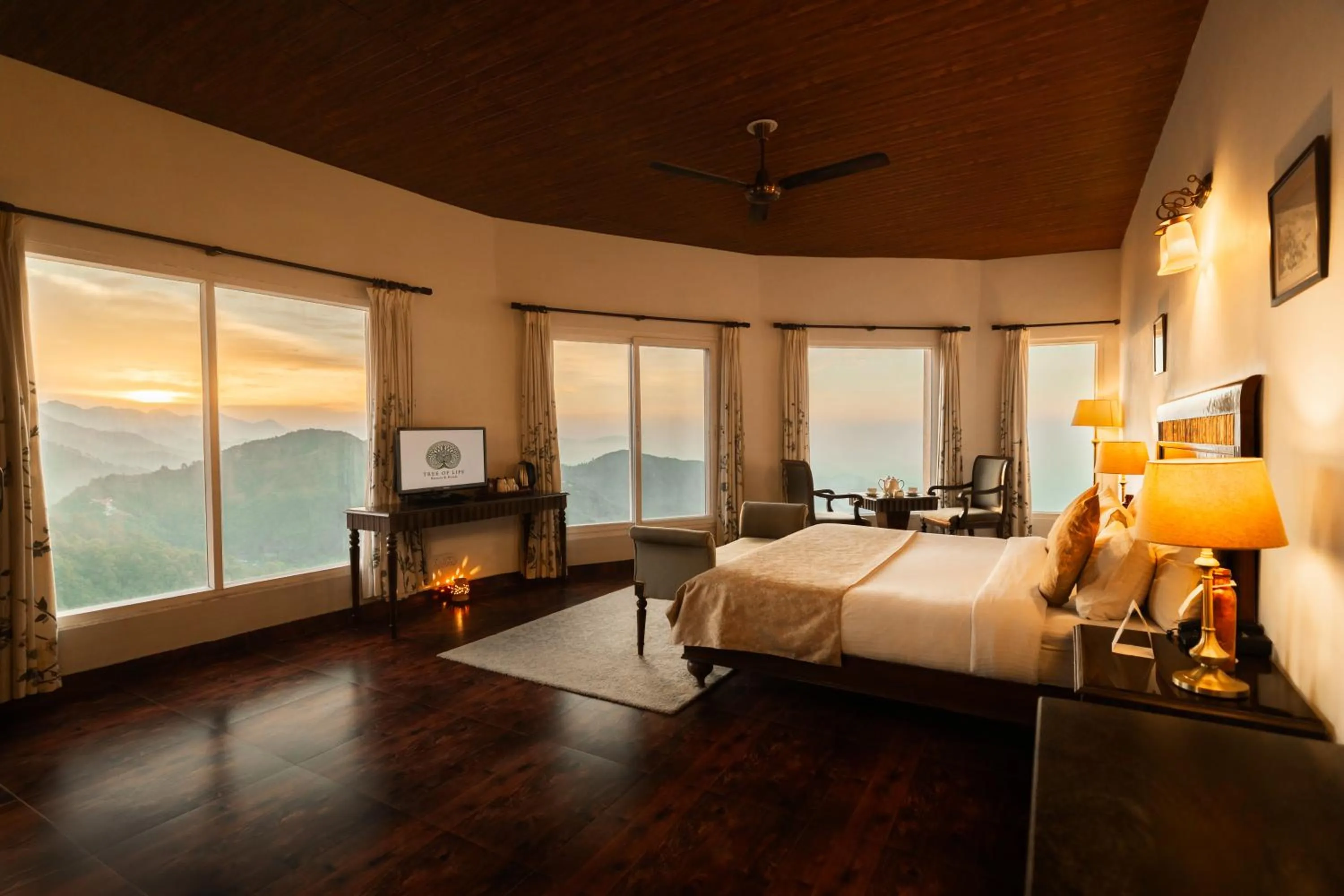 Bedroom, Bed in Tree of Life Highlands Mussoorie