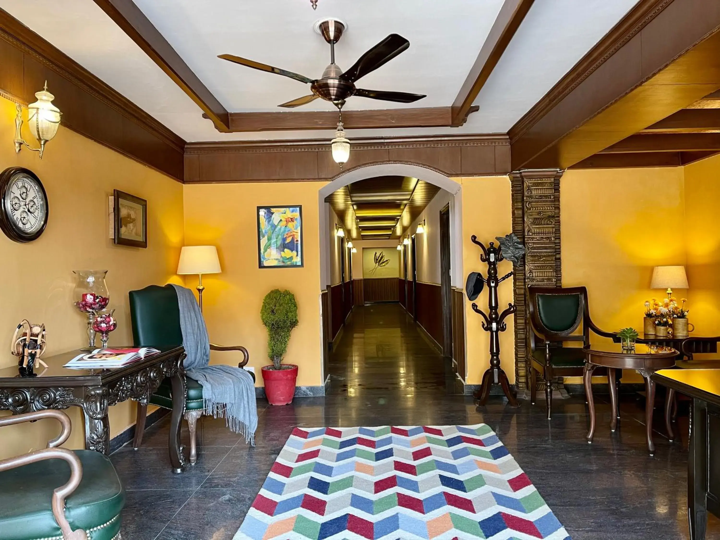 Lobby or reception in Tree of Life Highlands Mussoorie Lobby or reception in Tree of Life Highlands Mussoorie