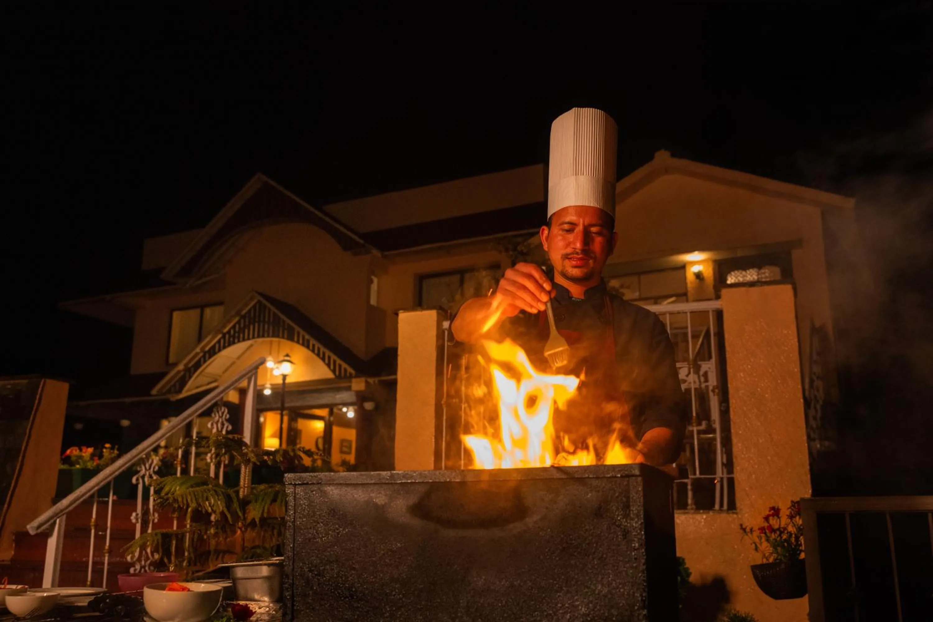 Dining area in Tree of Life Highlands Mussoorie