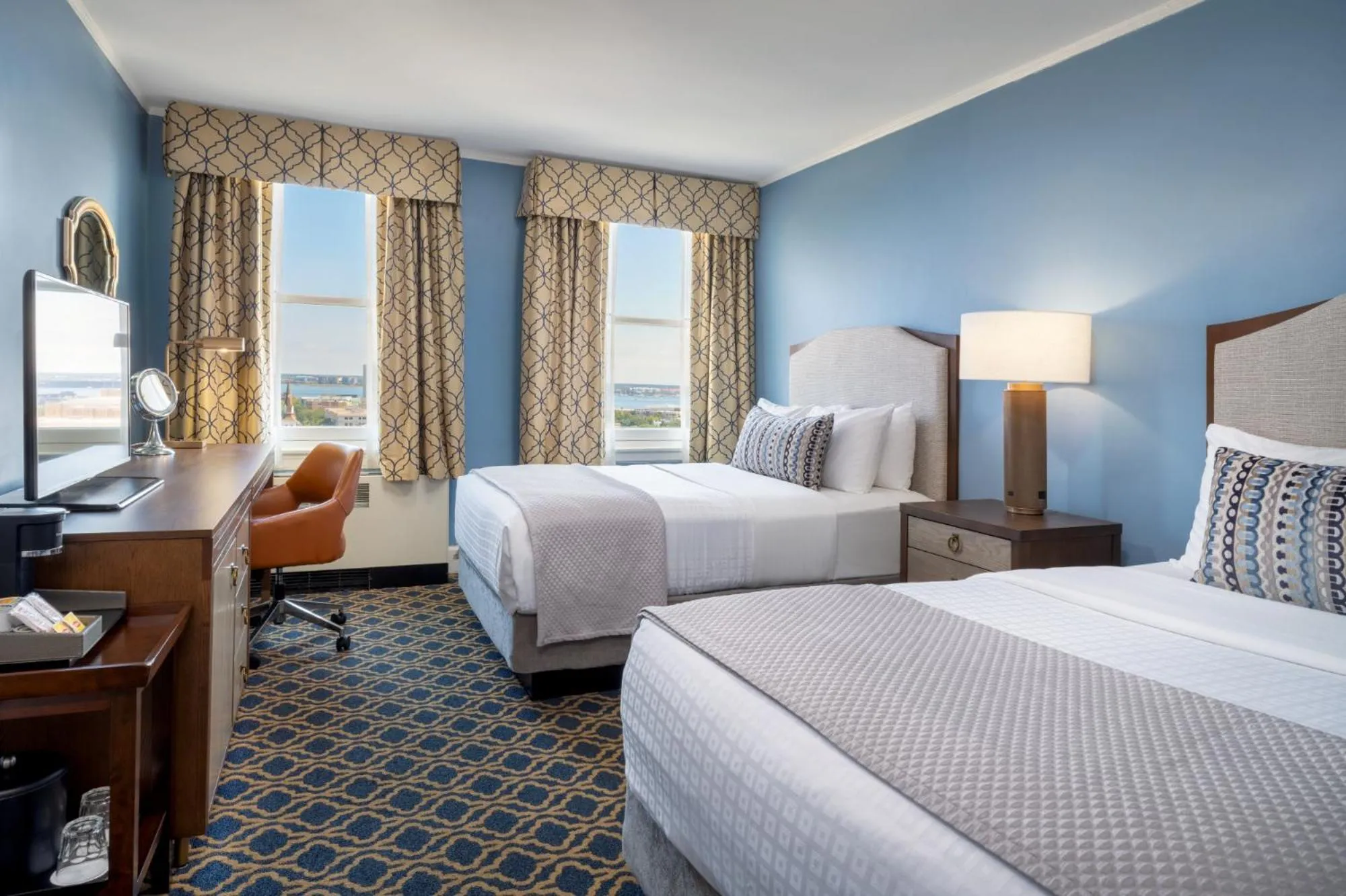 Bed in Francis Marion Hotel