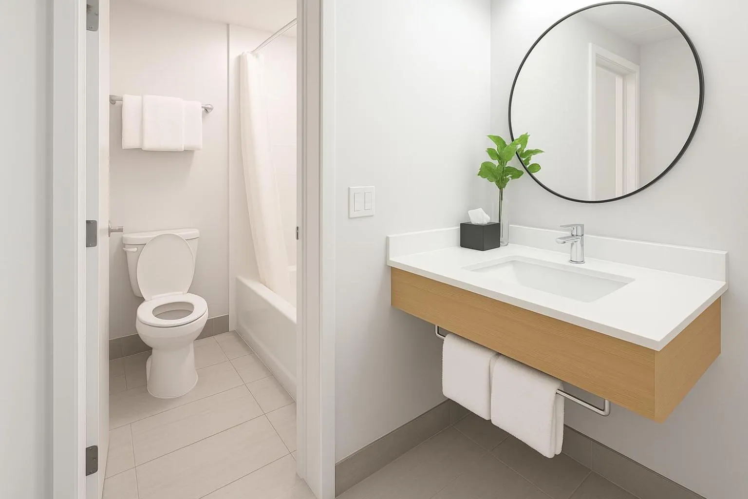 Bathroom in The Live Hotel