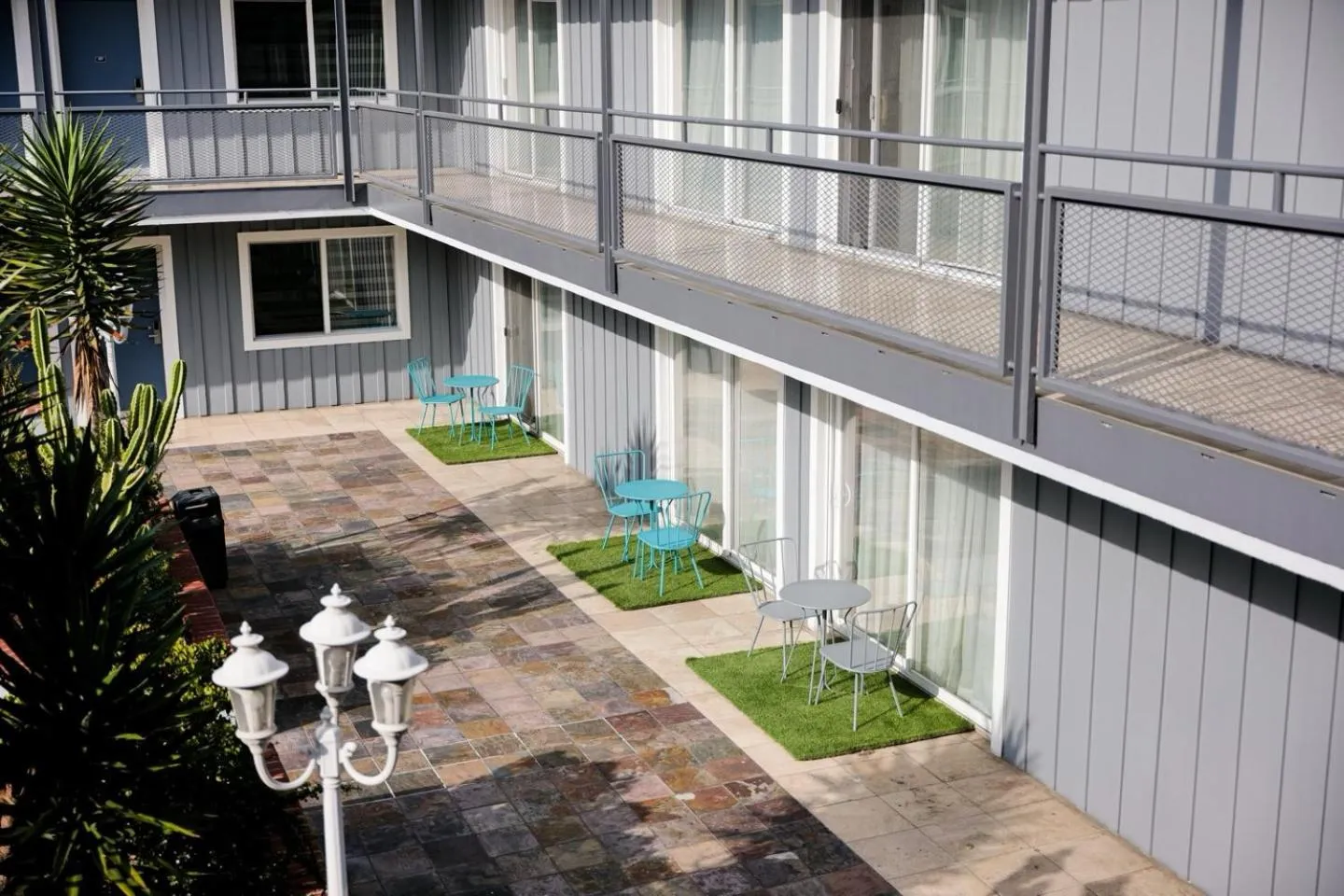 Garden view in The Live Hotel