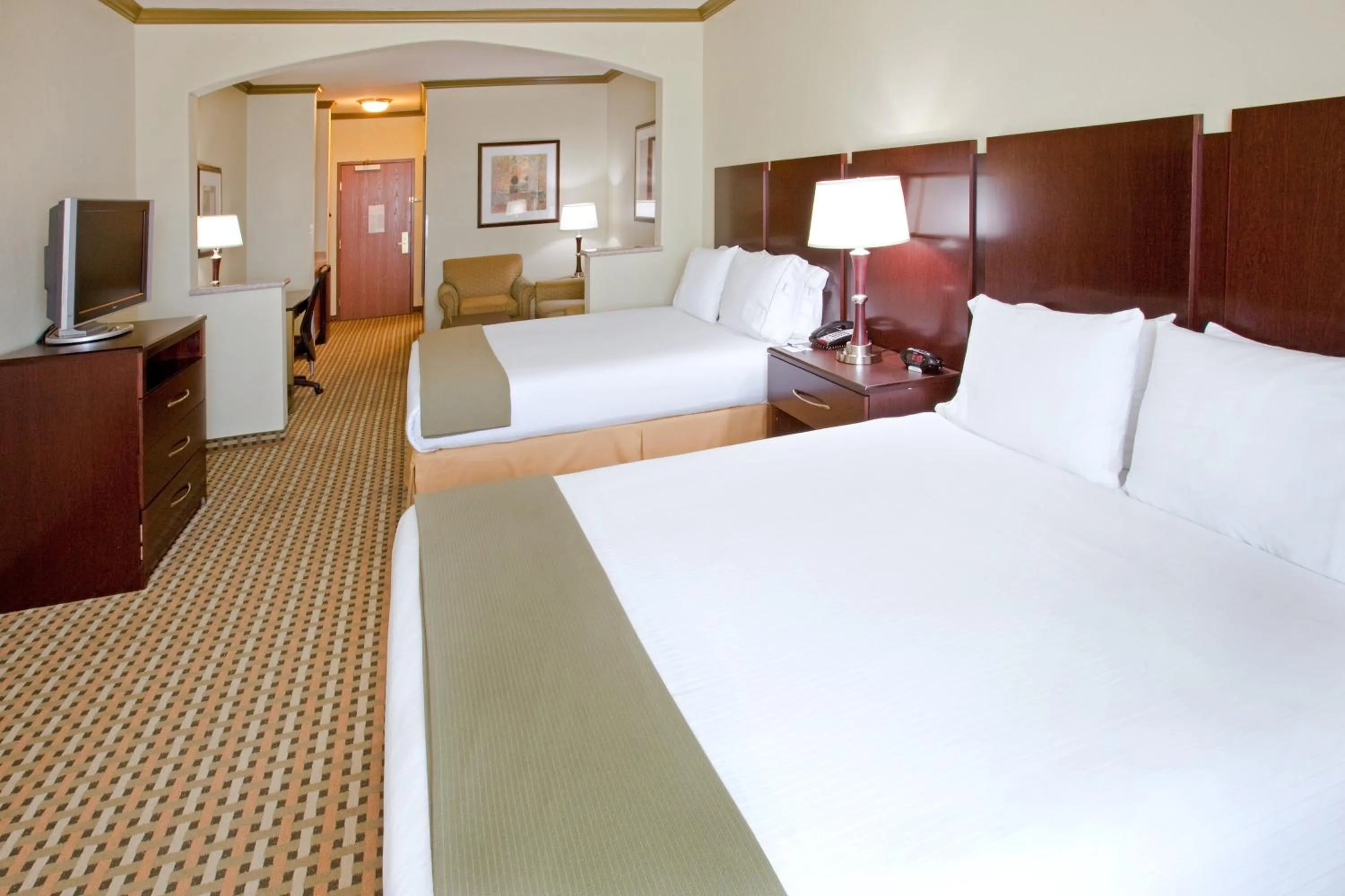 Photo of the whole room, Bed in Holiday Inn Express & Suites Fort Worth - Fossil Creek by IHG