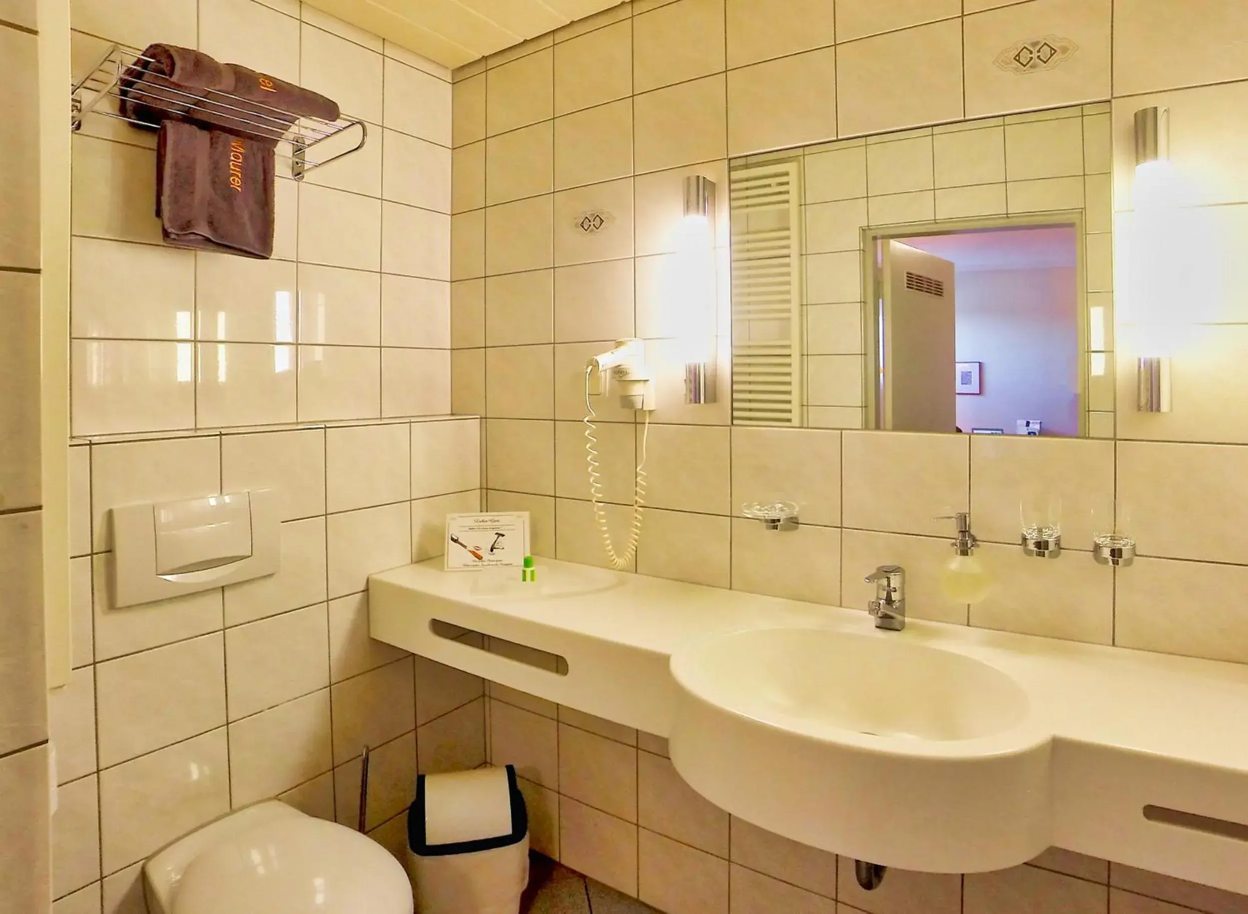 Bathroom in Hotel Maurer