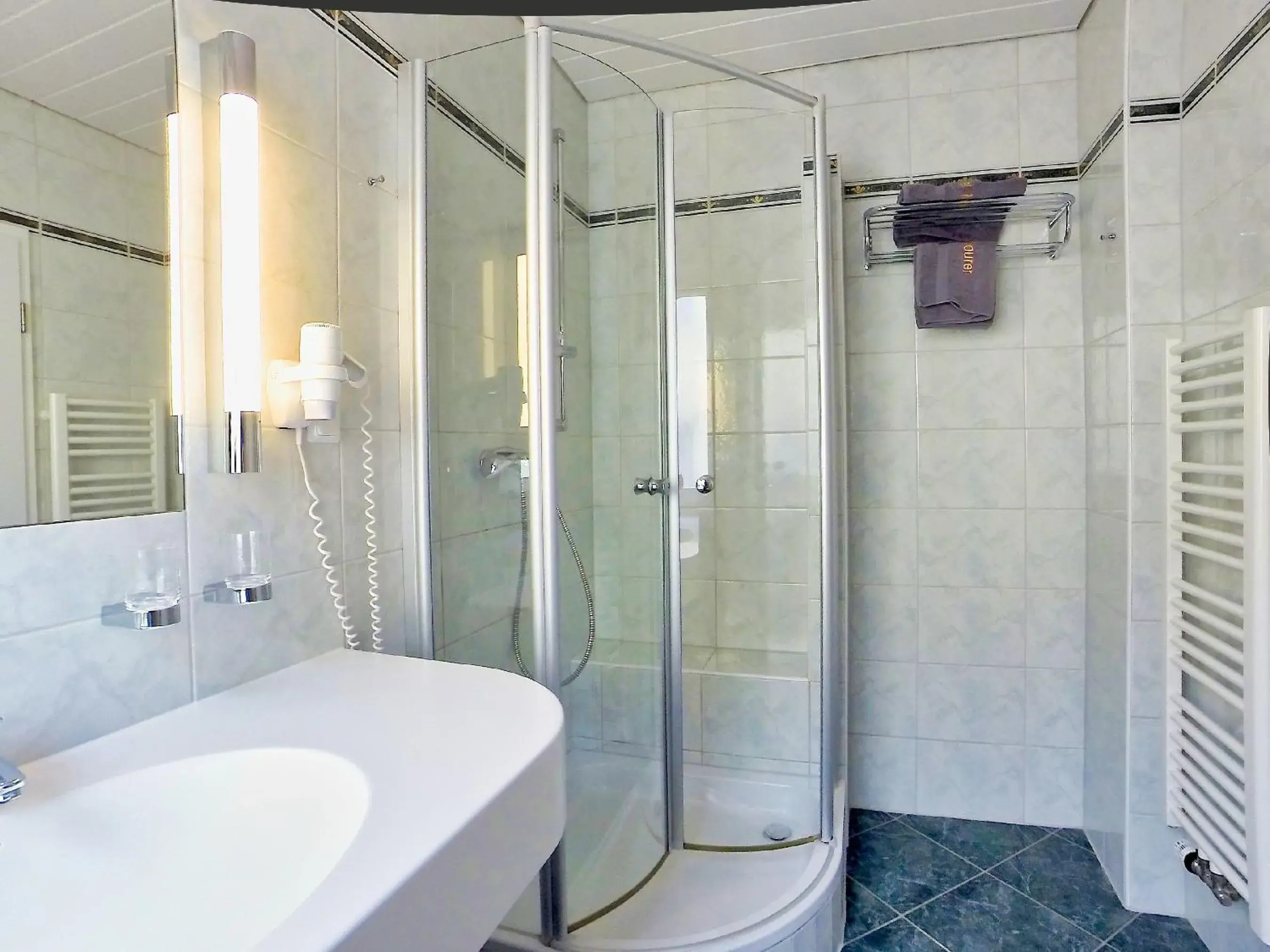 Shower, Bathroom in Hotel Maurer