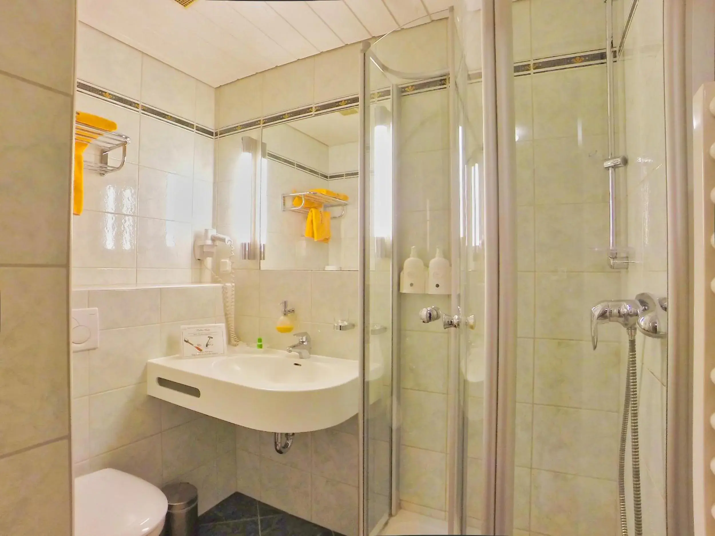 Shower, Bathroom in Hotel Maurer