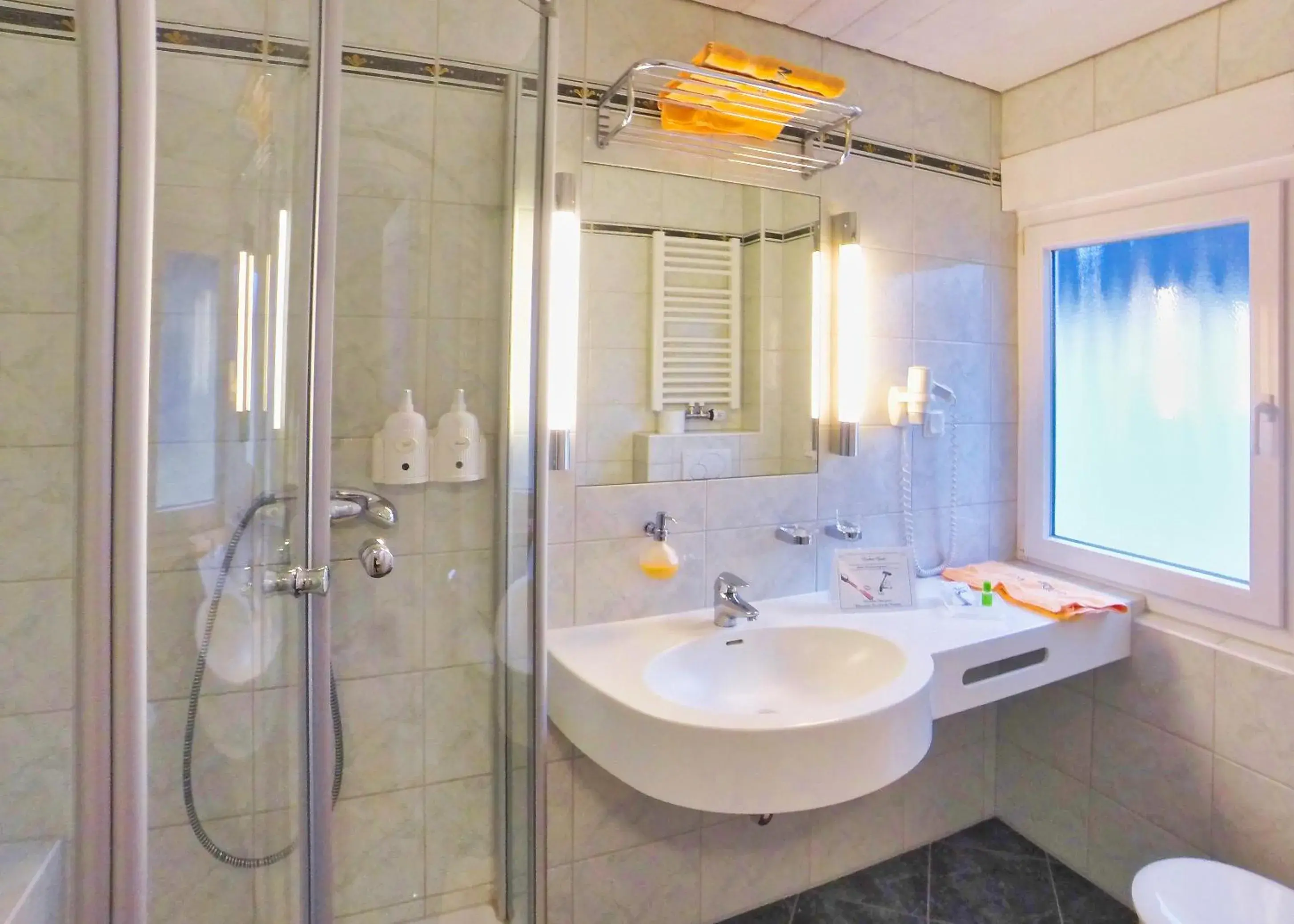 Shower, Bathroom in Hotel Maurer