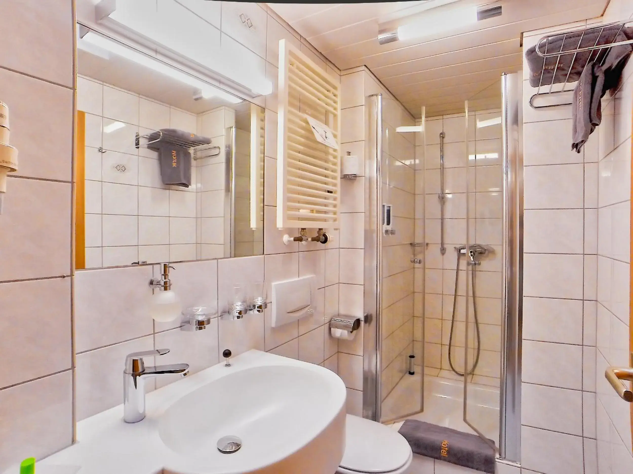 Shower, Bathroom in Hotel Maurer