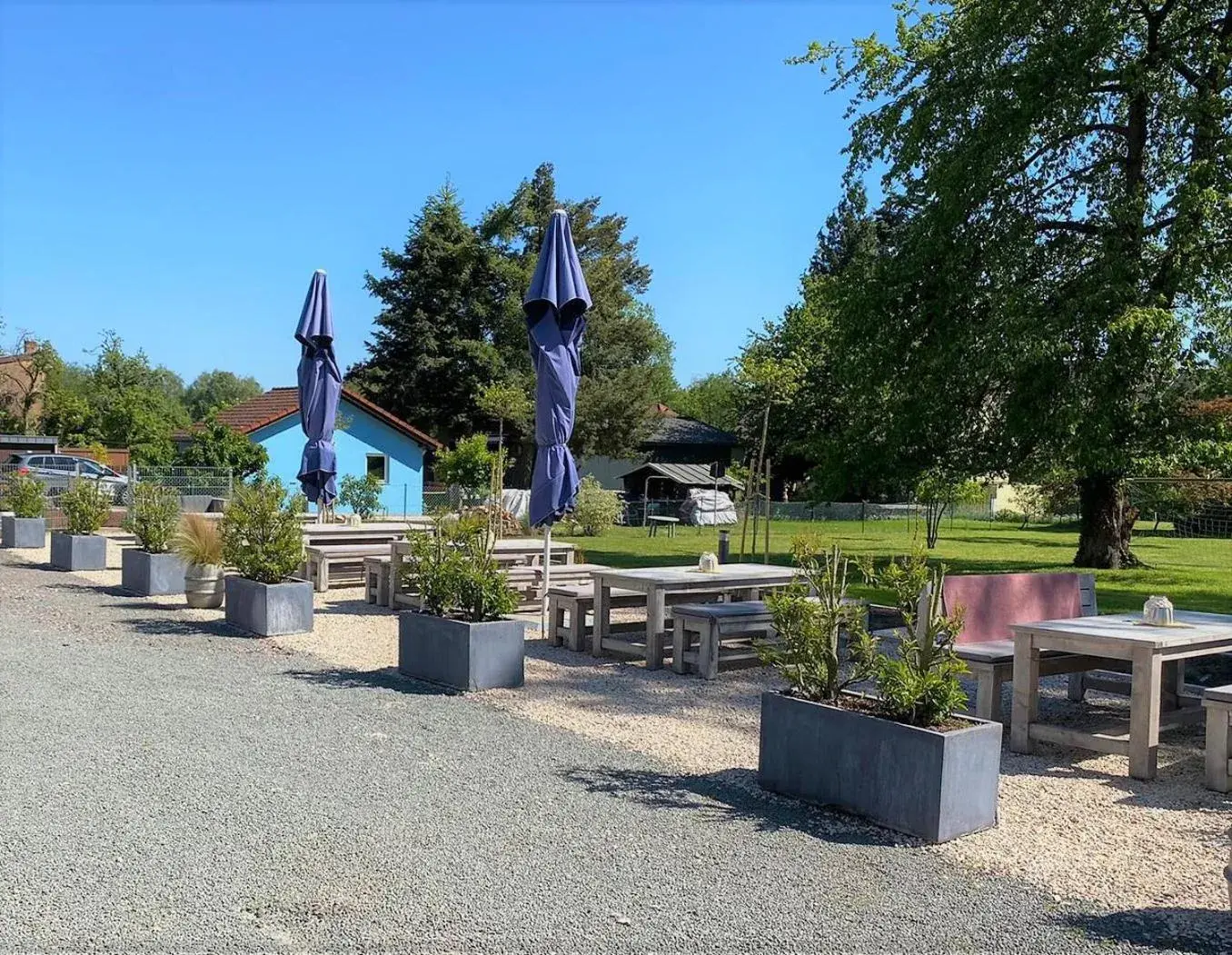 Garden in Hotel Maurer