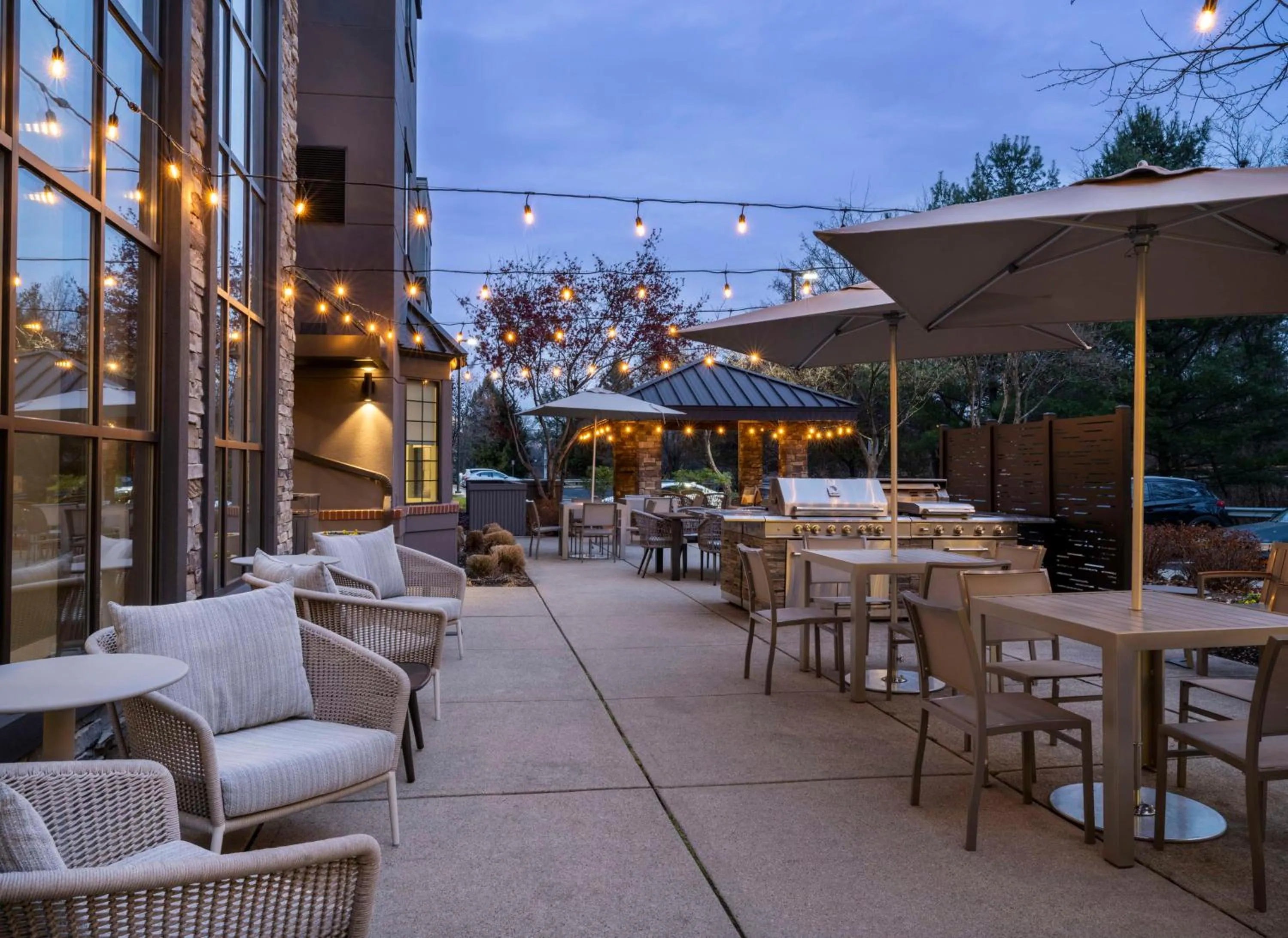 Patio in Homewood Suites by Hilton Parsippany-Troy Hills