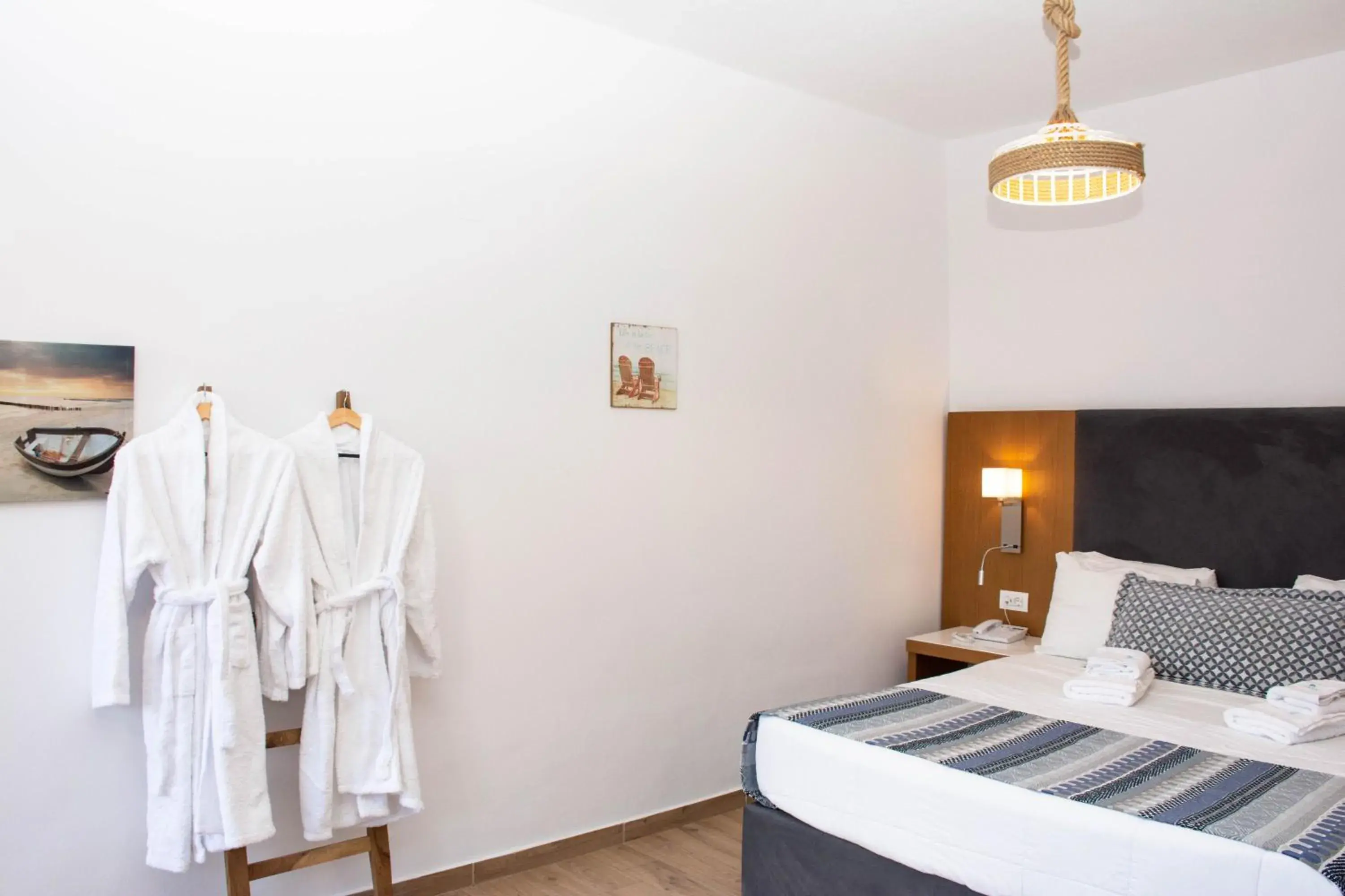 Bed in Yianna Caravel Suites "by Checkin" adults only Bed in Yianna Caravel Suites "by Checkin" adults only