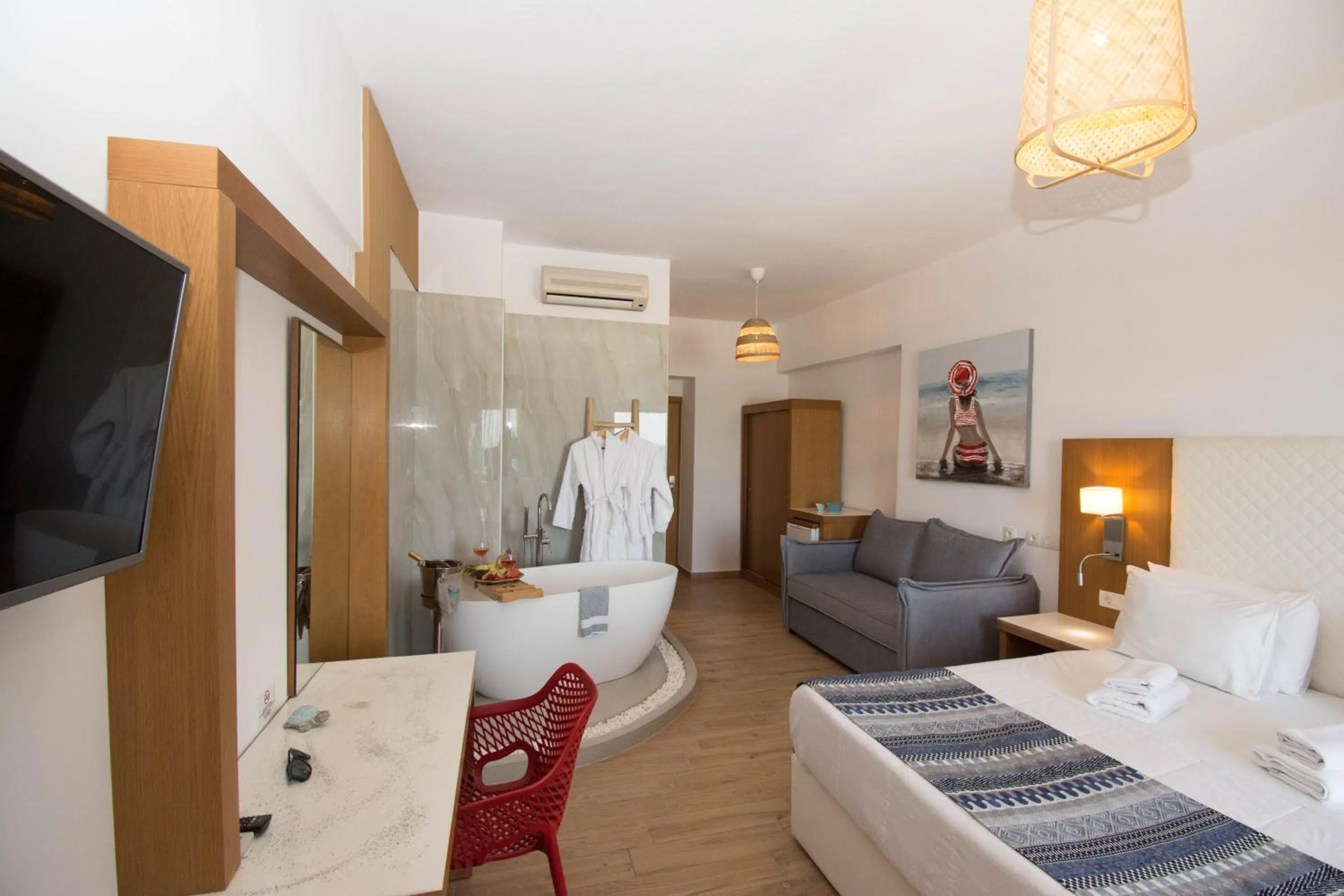 Bed in Yianna Caravel Suites "by Checkin" adults only