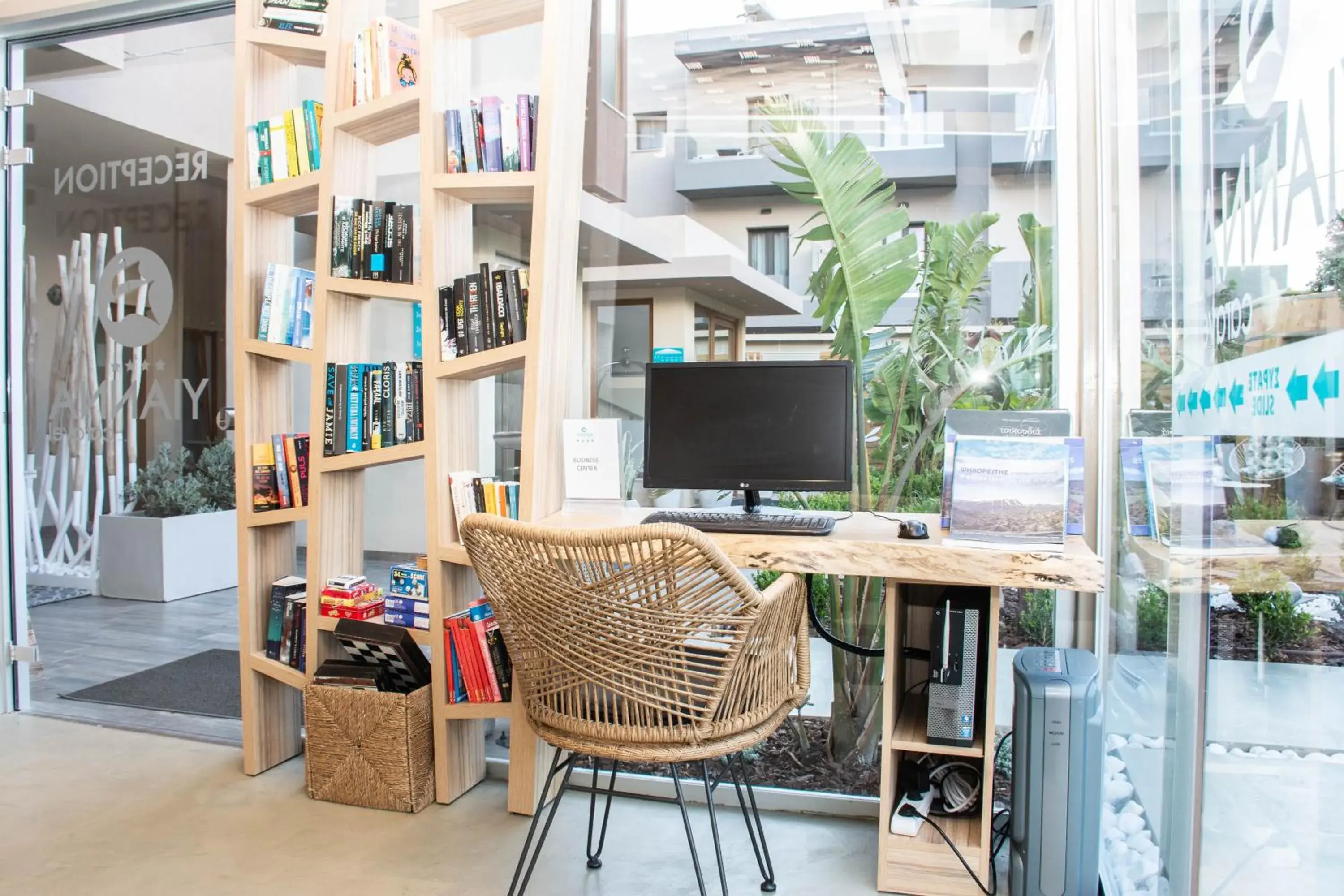 Lobby or reception in Yianna Caravel Suites "by Checkin" adults only Lobby or reception in Yianna Caravel Suites "by Checkin" adults only