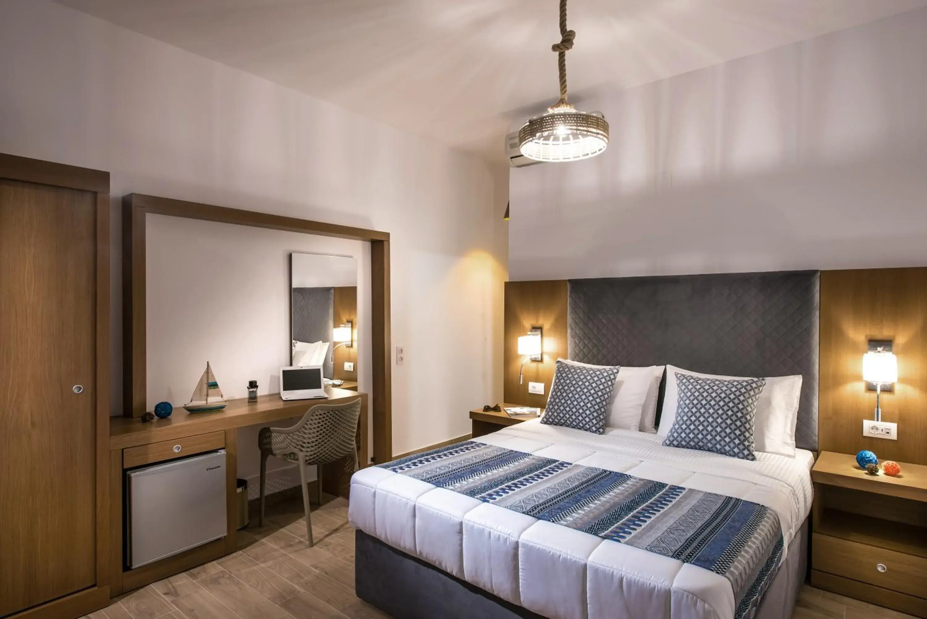 Bedroom, Bed in Yianna Caravel Suites "by Checkin" adults only Bedroom, Bed in Yianna Caravel Suites "by Checkin" adults only