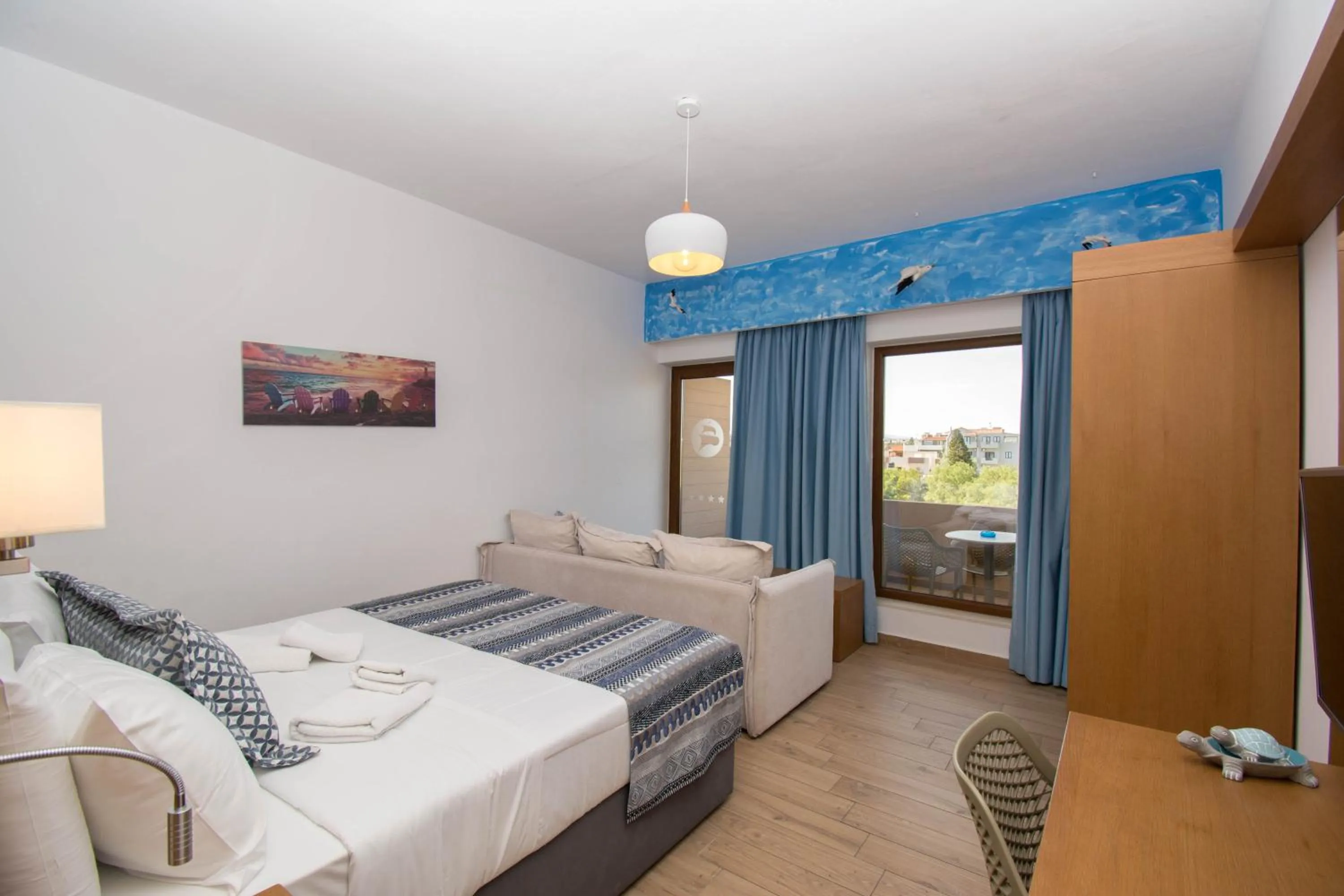 Bed in Yianna Caravel Suites "by Checkin" adults only