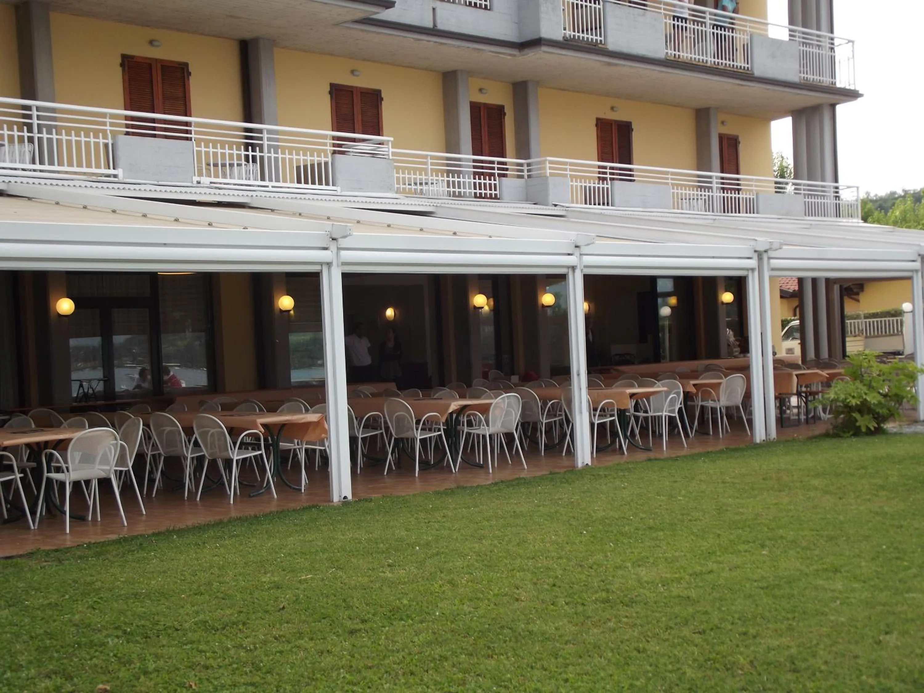 Patio in Hotel La Romantica