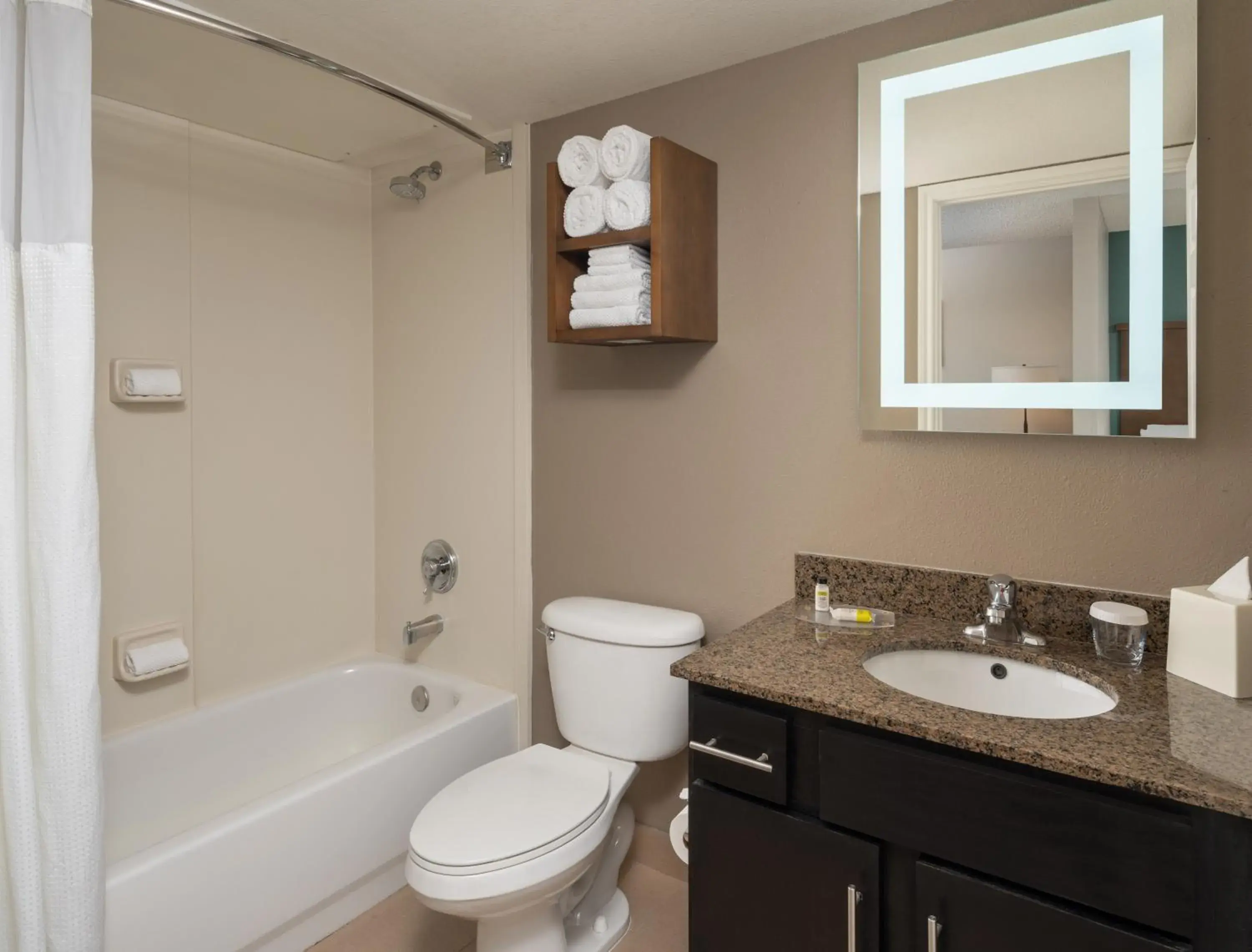 Bathroom in Staybridge Suites Denver Tech Center by IHG Bathroom in Staybridge Suites Denver Tech Center by IHG