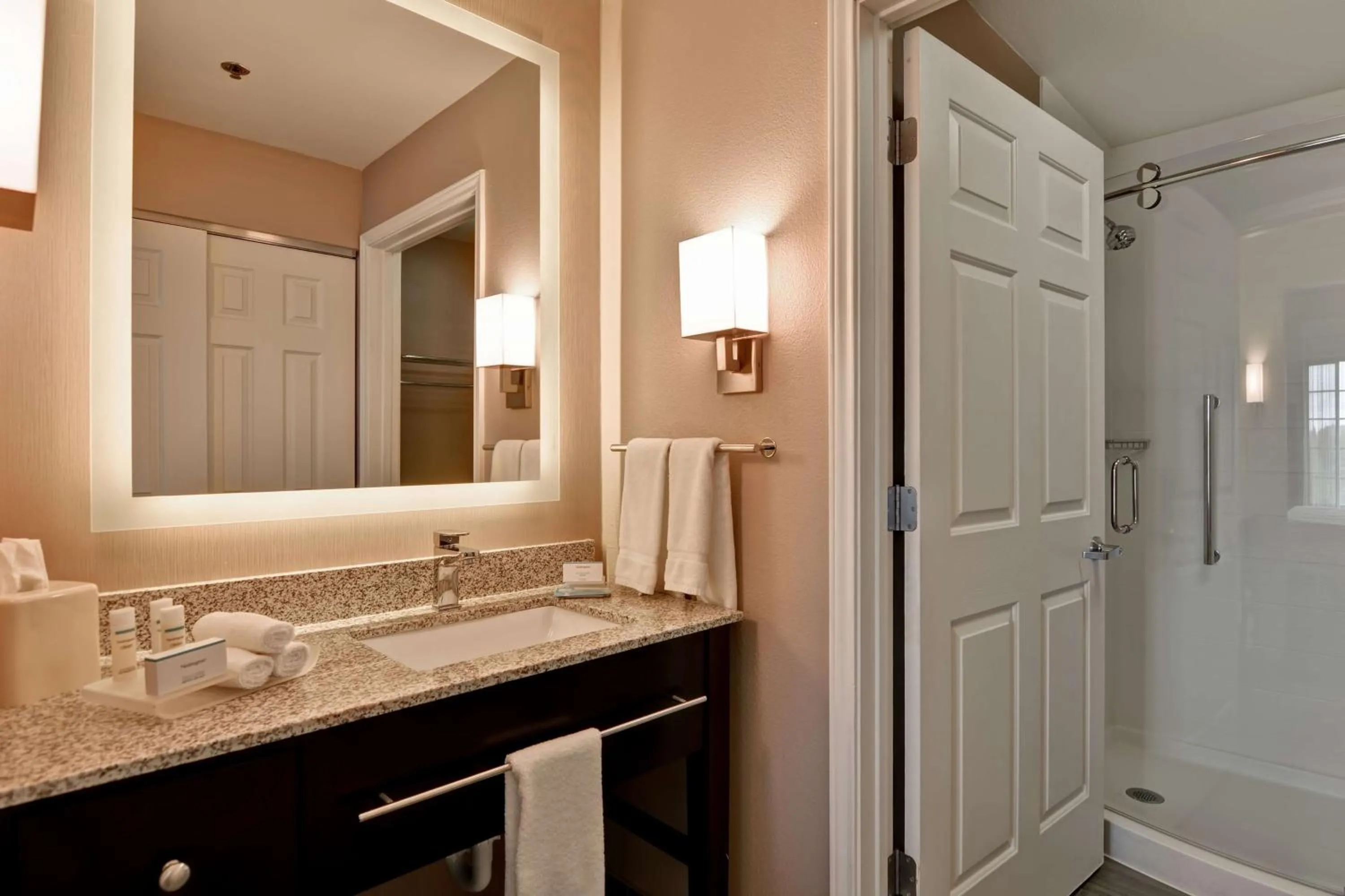 Bathroom in Homewood Suites by Hilton Aurora Naperville