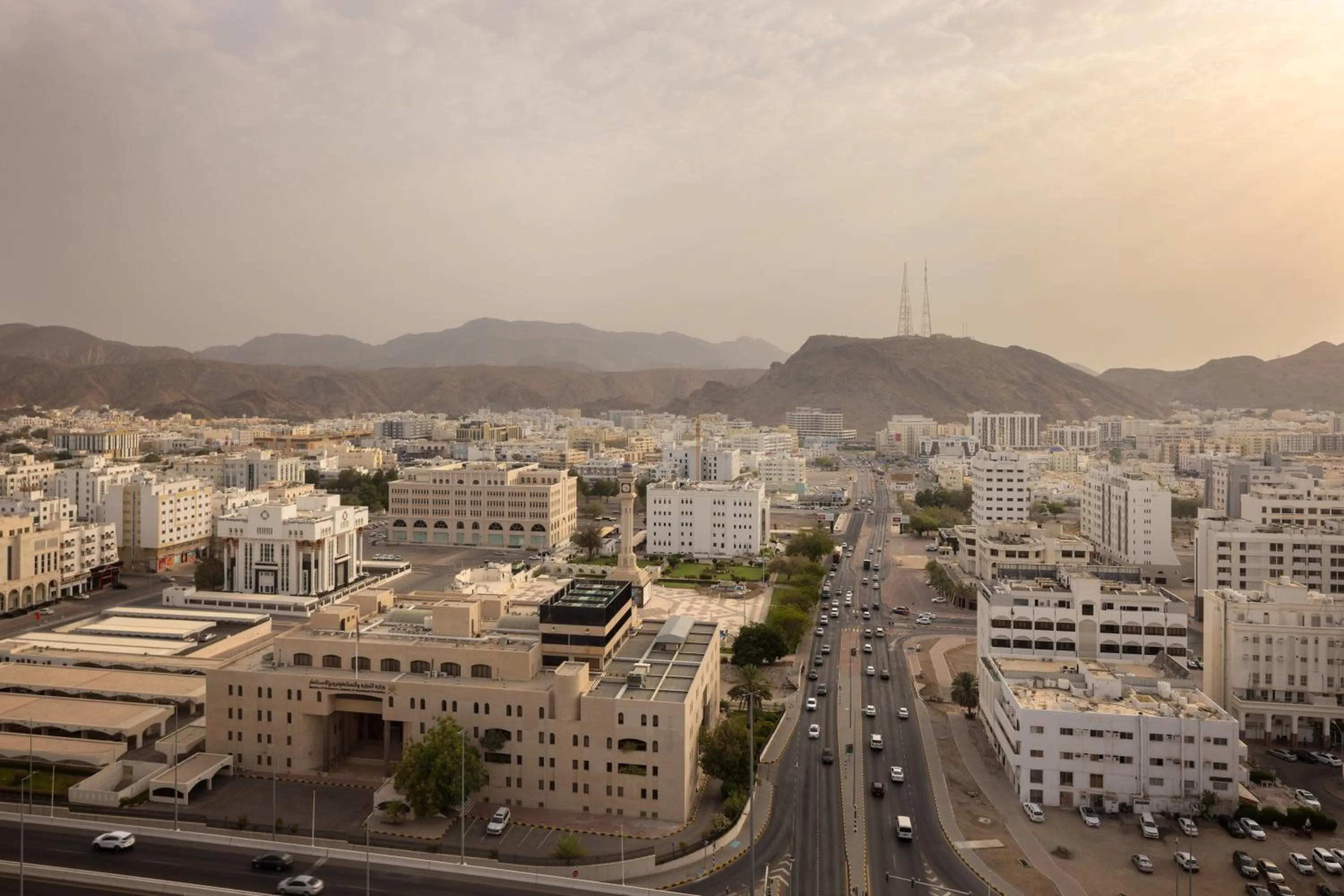 City view in Sheraton Oman Hotel