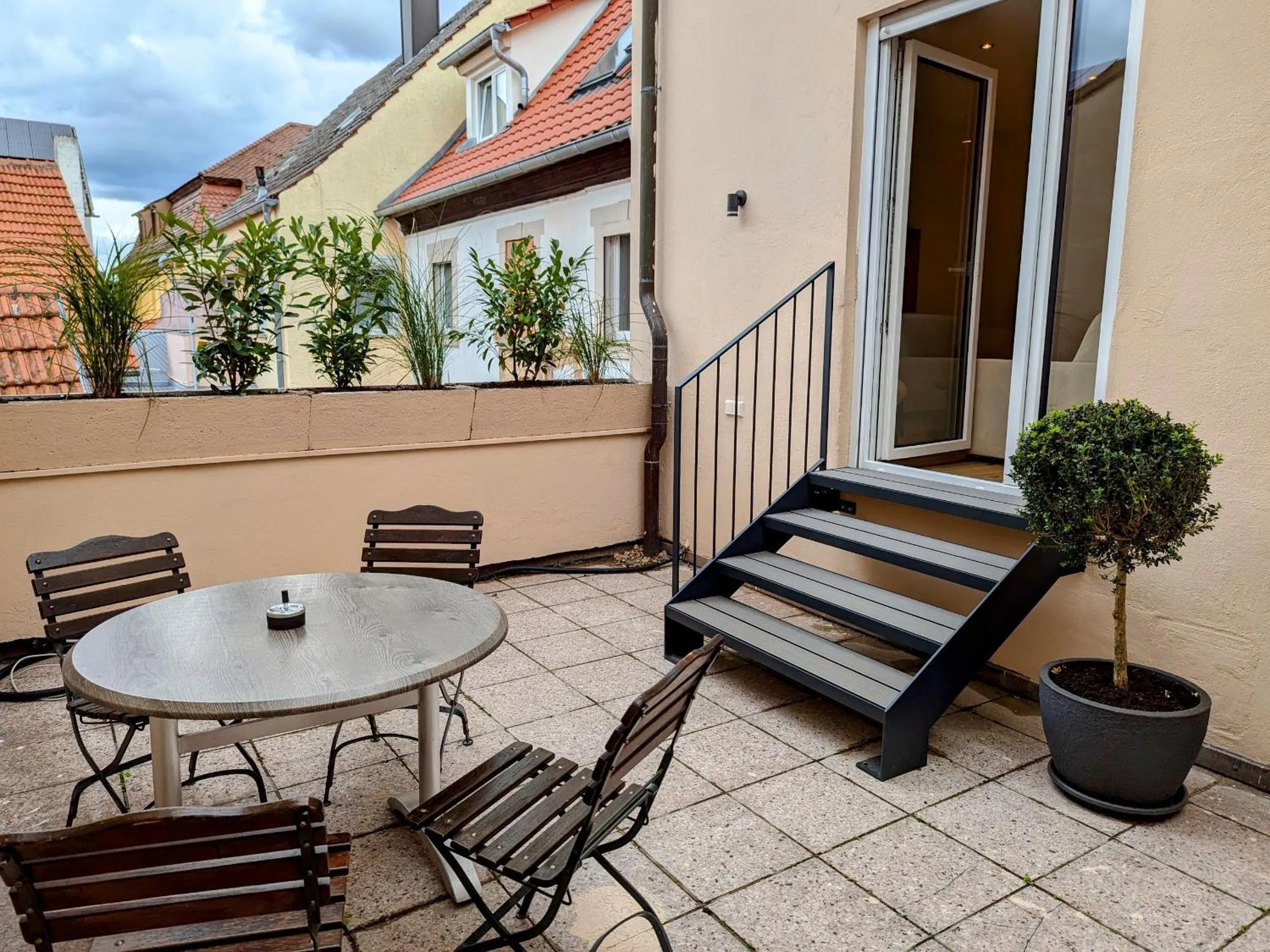 Balcony/Terrace in Hotel Brauerei Gasthof Höhn