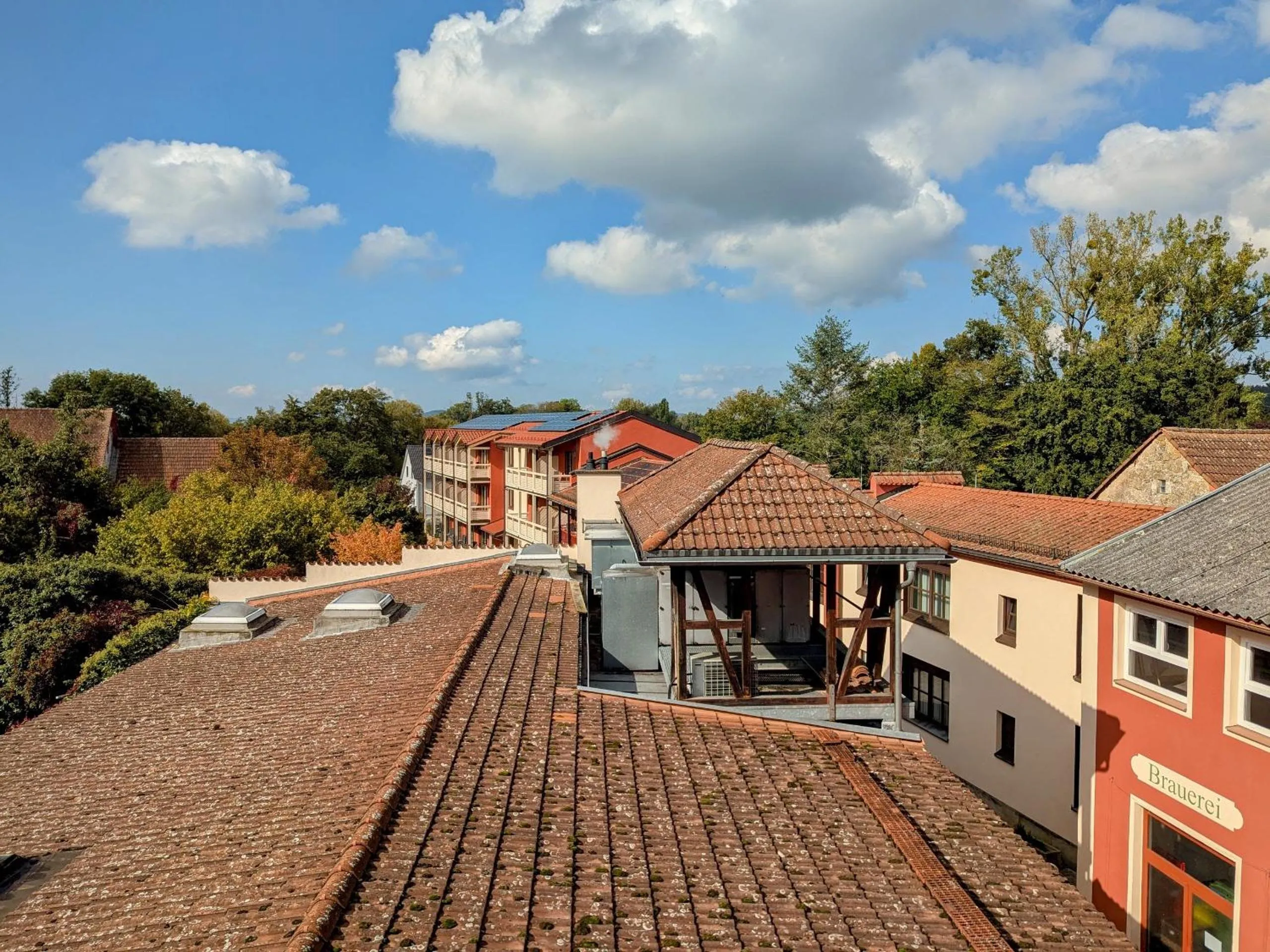 Inner courtyard view in Hotel Brauerei Gasthof Höhn