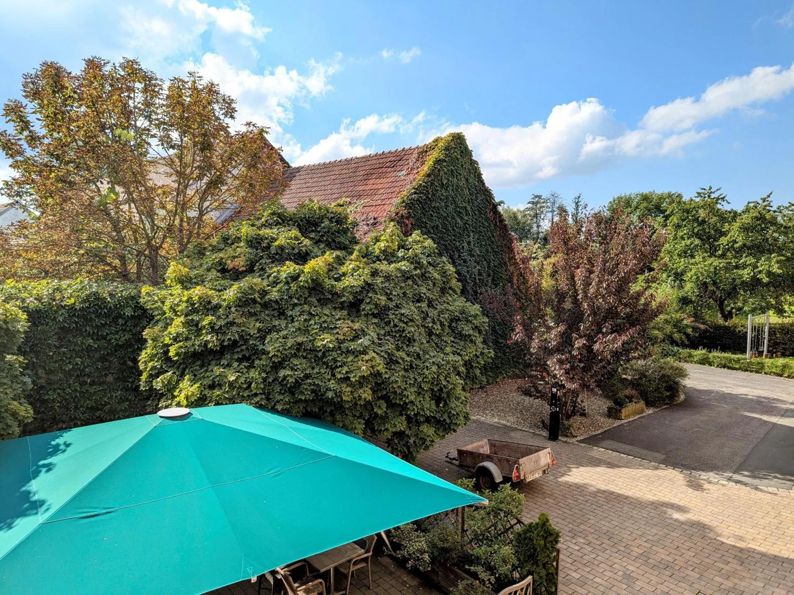 Garden view in Hotel Brauerei Gasthof Höhn