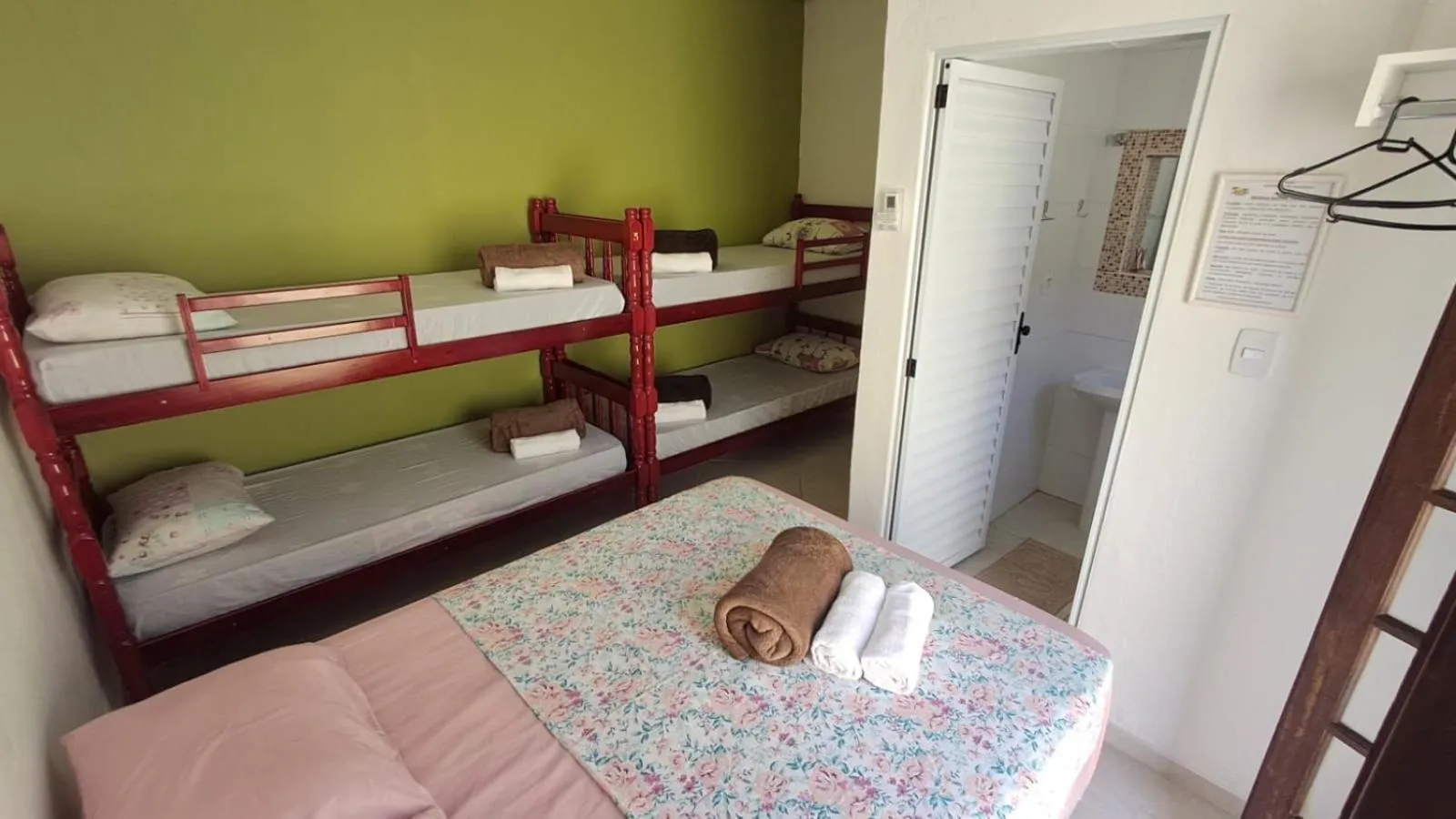 Bed in Suítes Cantinho do Sossego Ubatuba