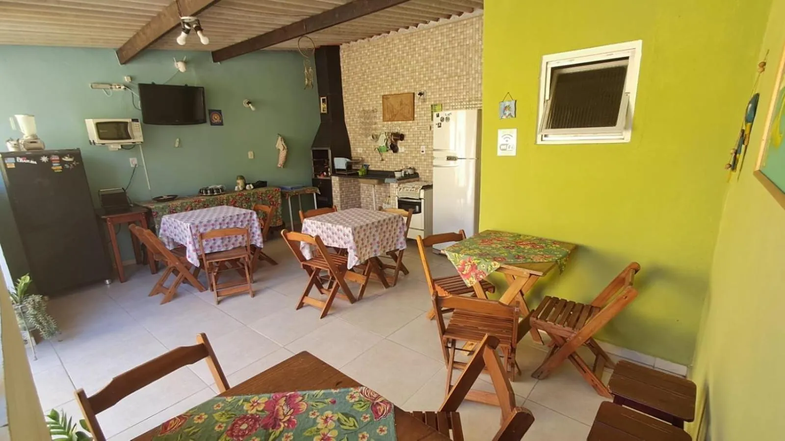 Kitchen or kitchenette in Suítes Cantinho do Sossego Ubatuba