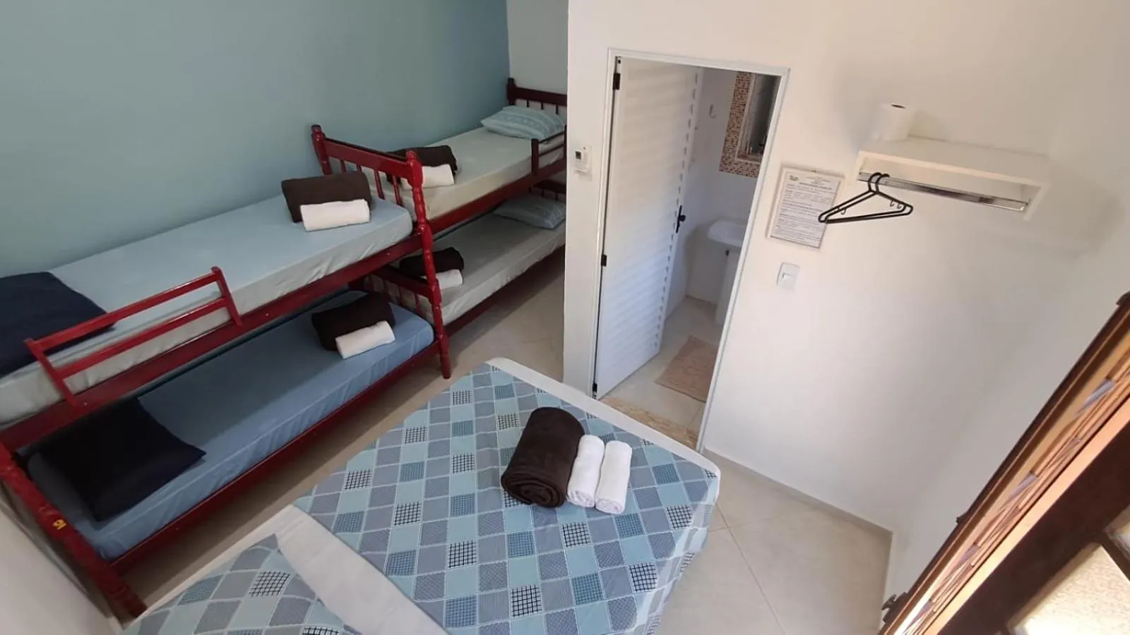 Bed in Suítes Cantinho do Sossego Ubatuba