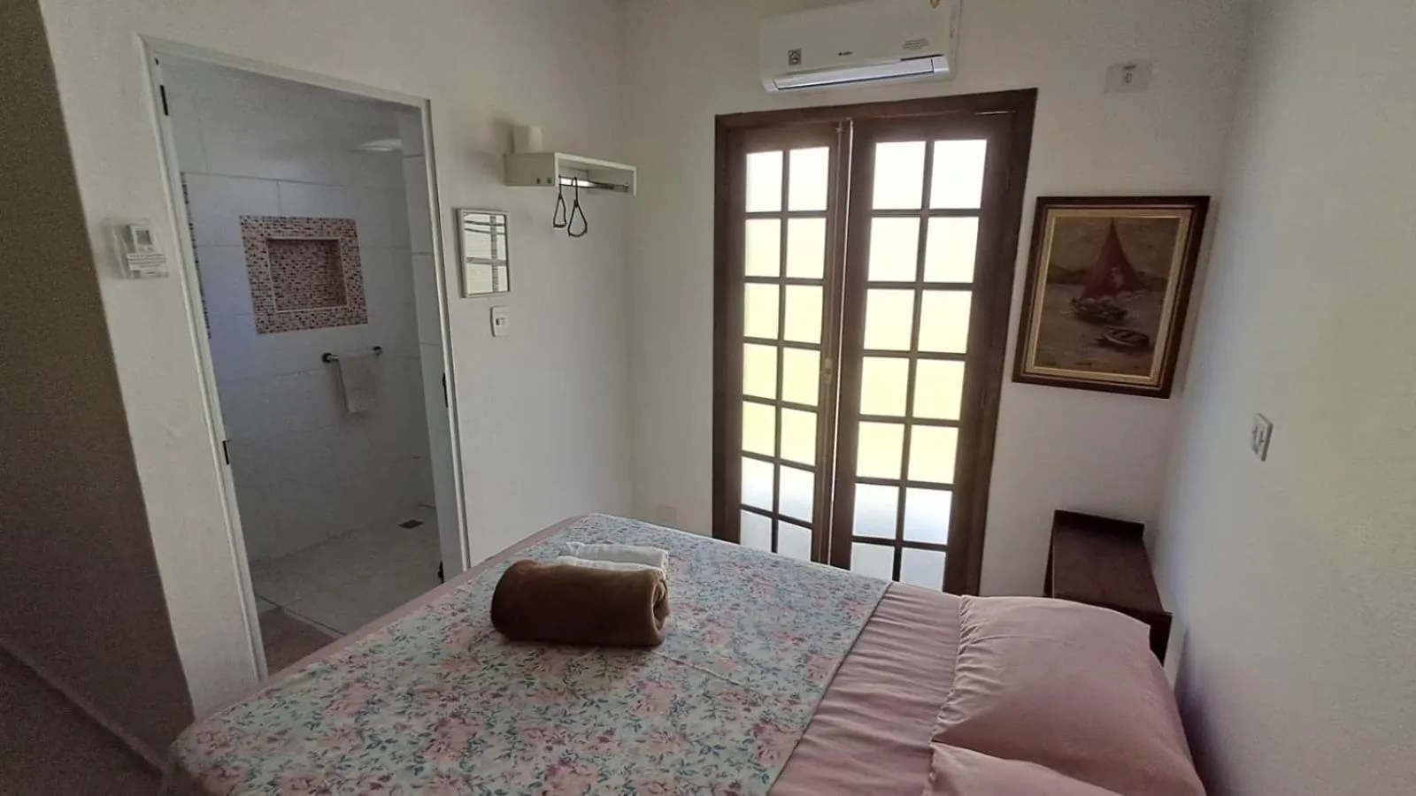 Bed in Suítes Cantinho do Sossego Ubatuba