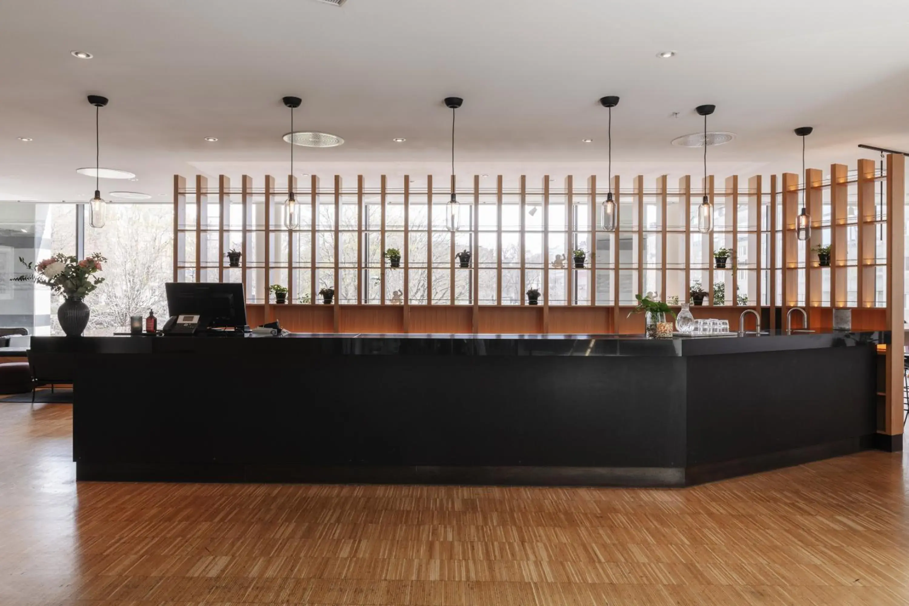 Lobby or reception in Clarion Hotel Sign Lobby or reception in Clarion Hotel Sign