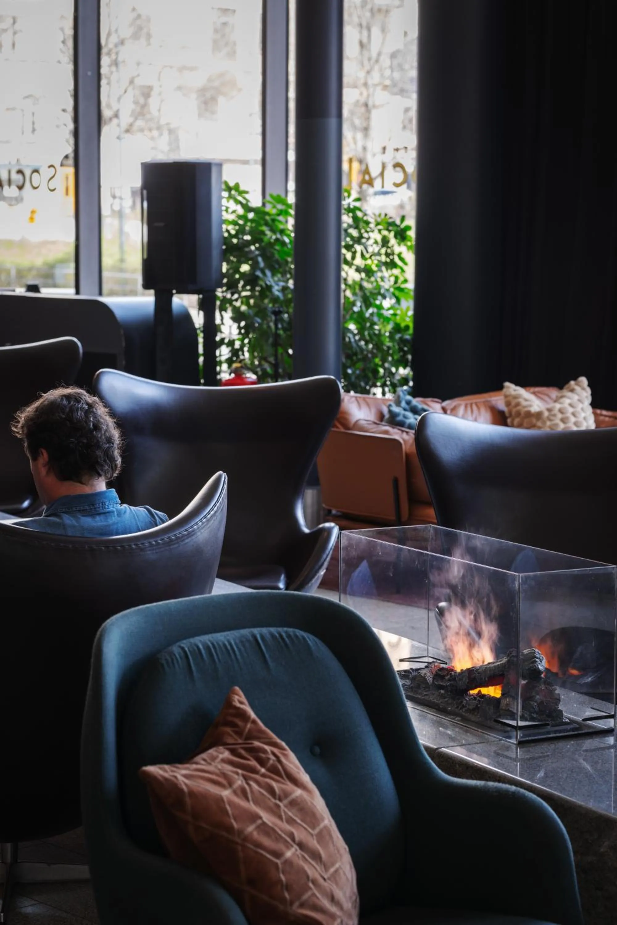 Lobby or reception in Clarion Hotel Sign