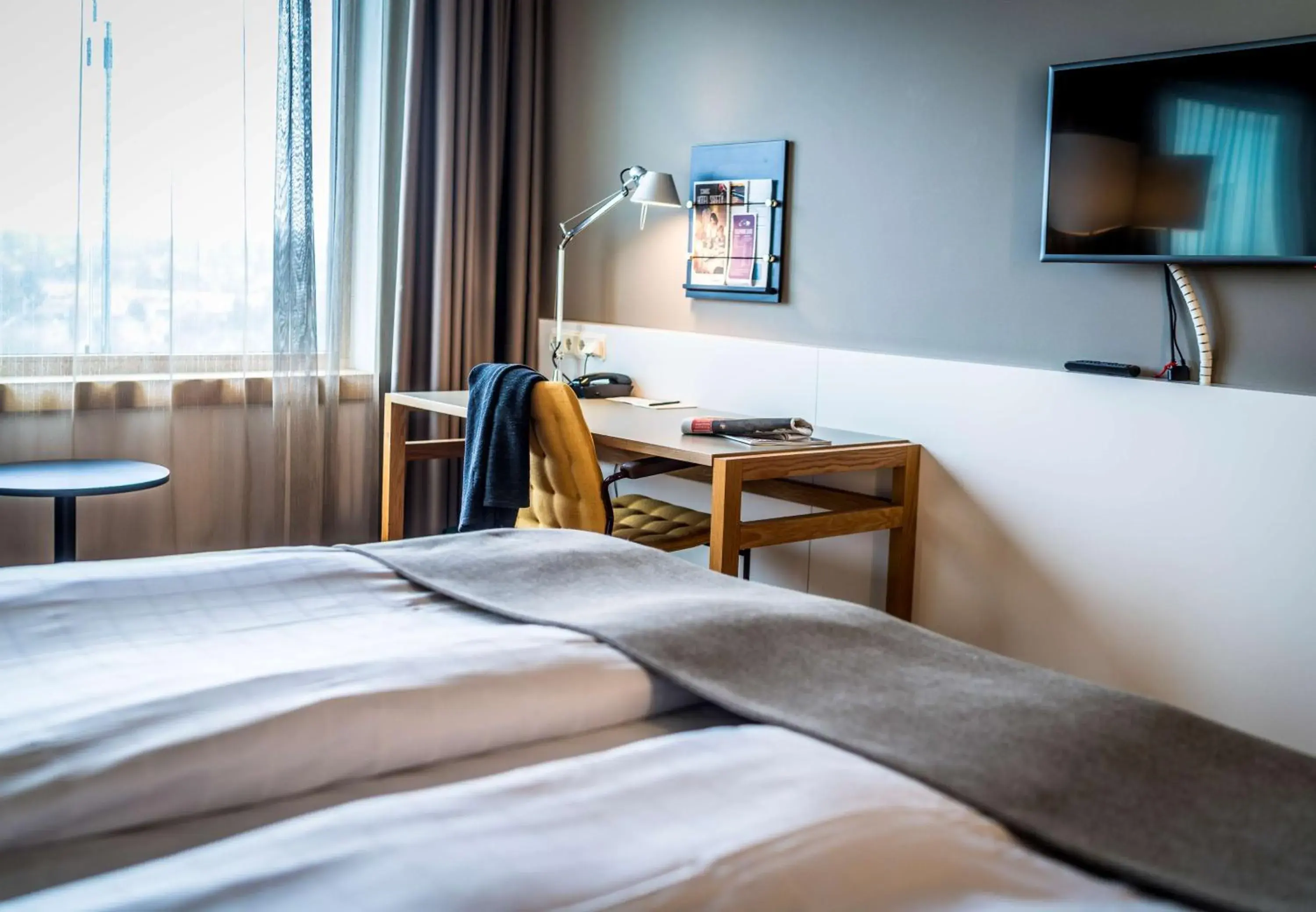 Photo of the whole room, Bed in Scandic Talk Photo of the whole room, Bed in Scandic Talk